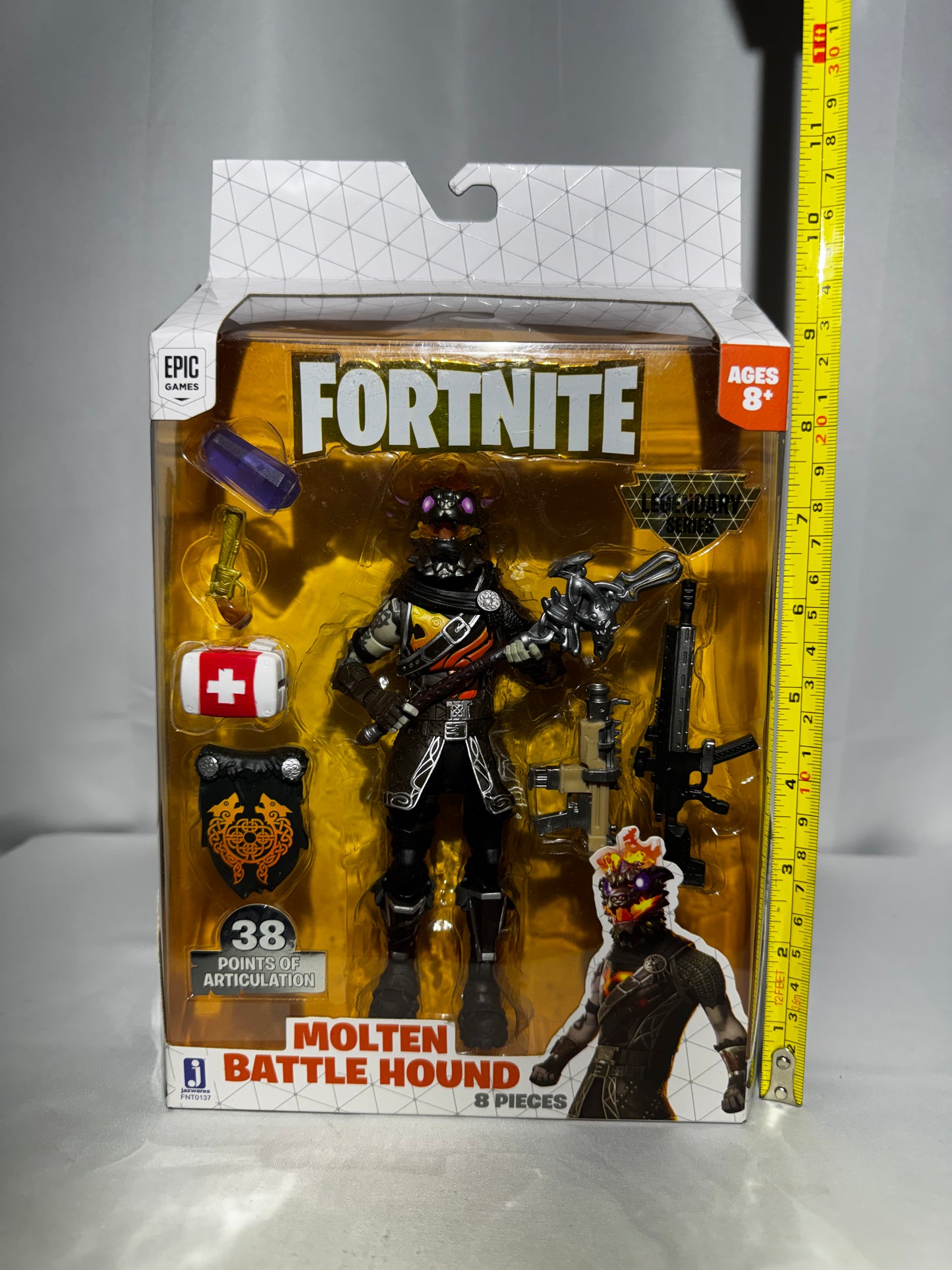 Fortnite Legendary Series Molten Battle Hound Action Figure – 6” – 2019