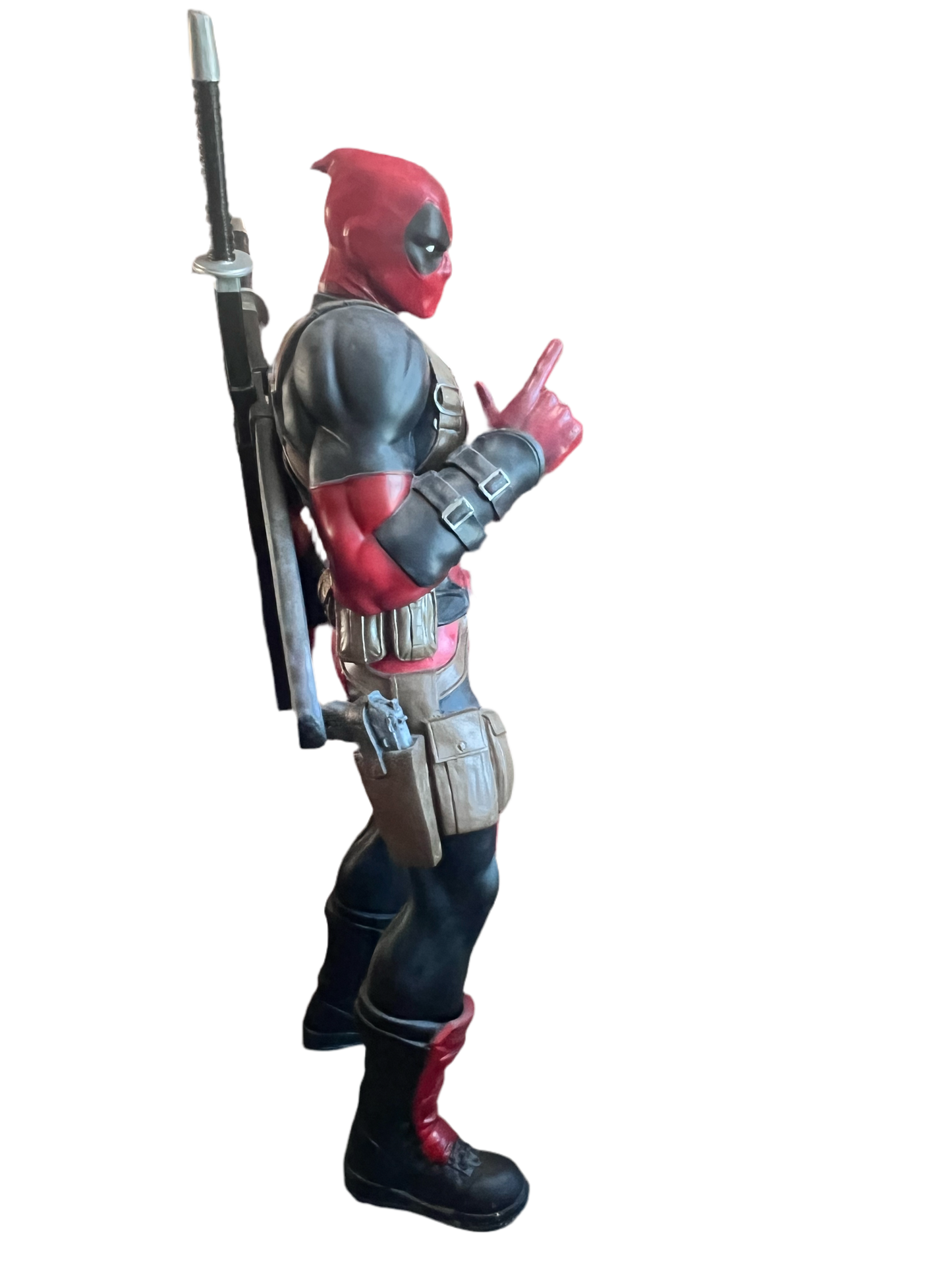 Rare - Dead Pool- 6.2 foot Statue - Cinema Display- Life size foam replica- Marvel