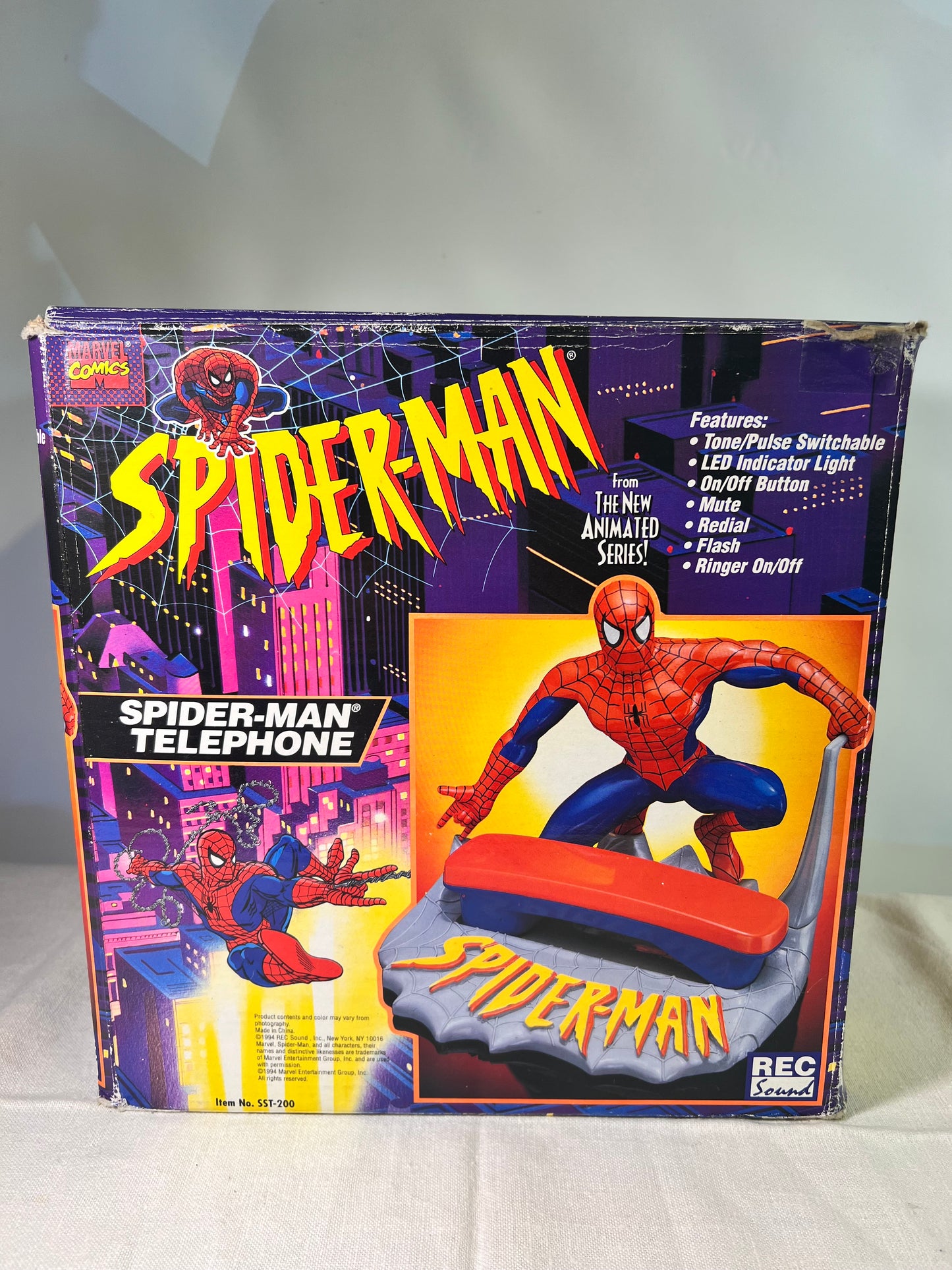 Spider-Man telephone-Marbles Comics -#SST – 200-1994