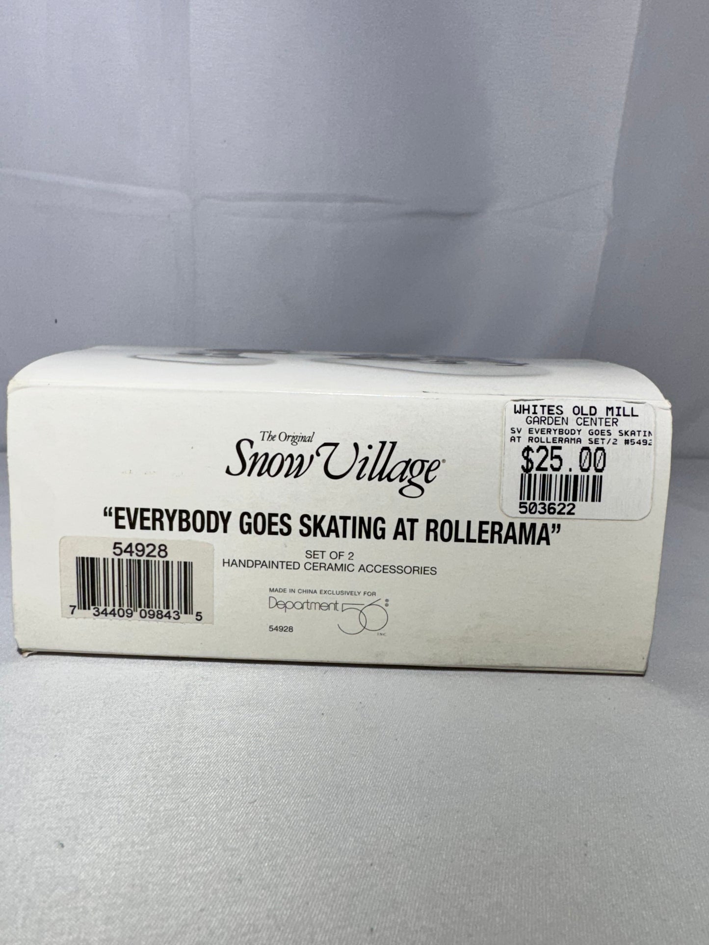 Dept. 56 Original Snow Village – “Everybody Goes Skating at Rollerama” #54928