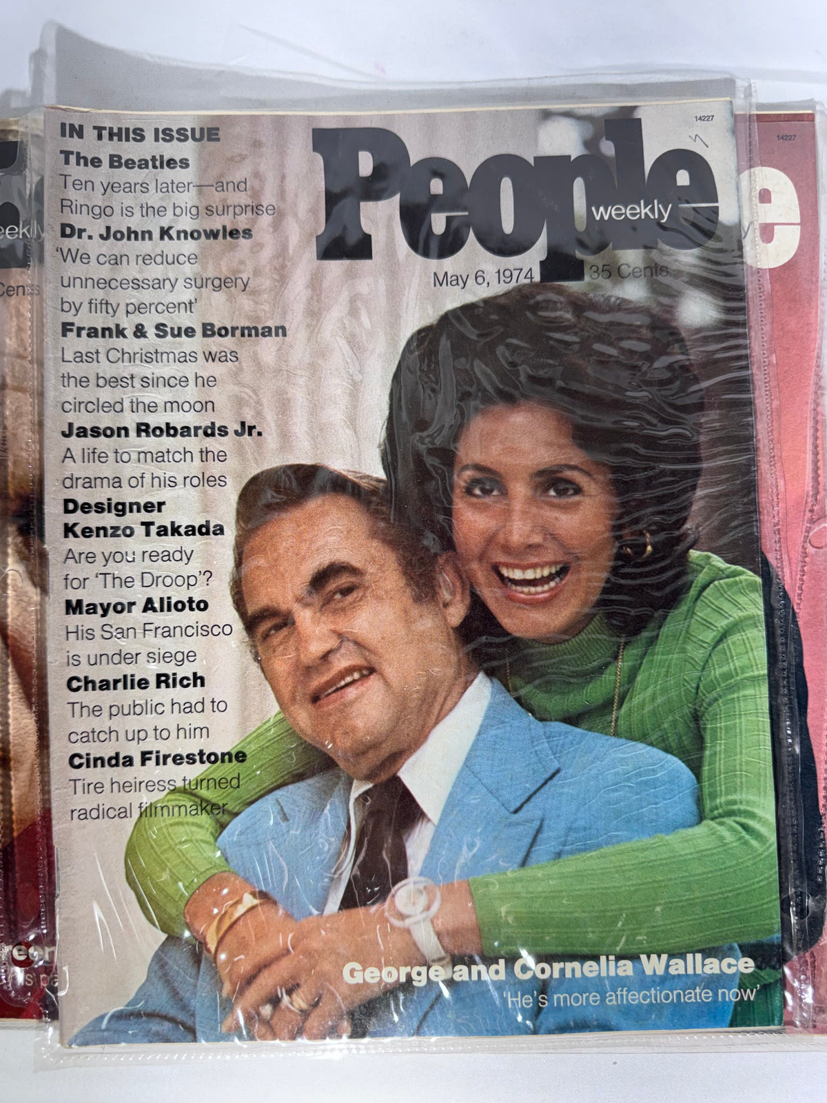 Vintage People Weekly Magazine Lot – 10 Early Issues – 1974 – Mia Farrow, JFK Jr., Tatum O’Neal & More