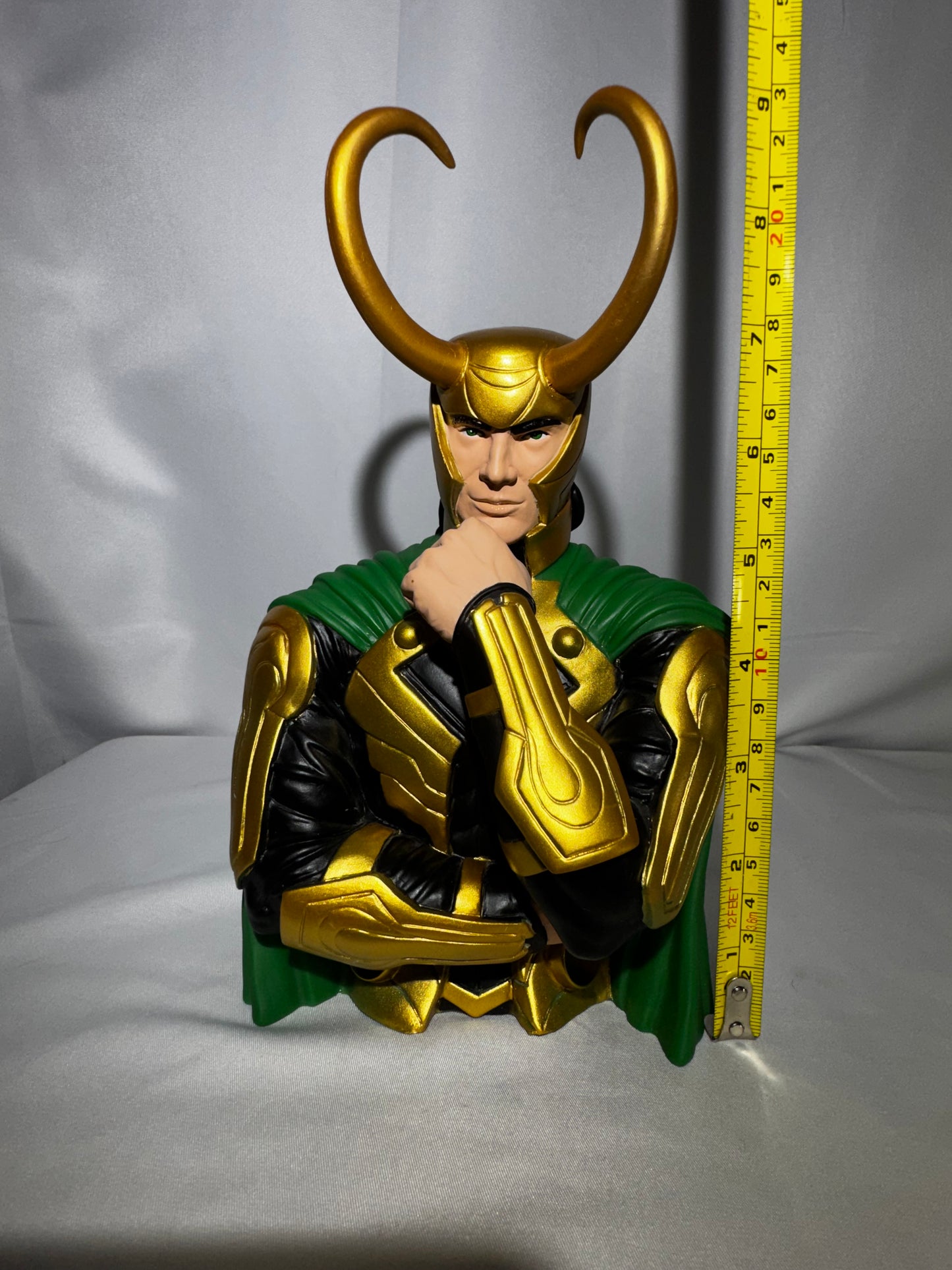 Marvel Loki PVC Bust Coin Bank Monogram Direct #68173
