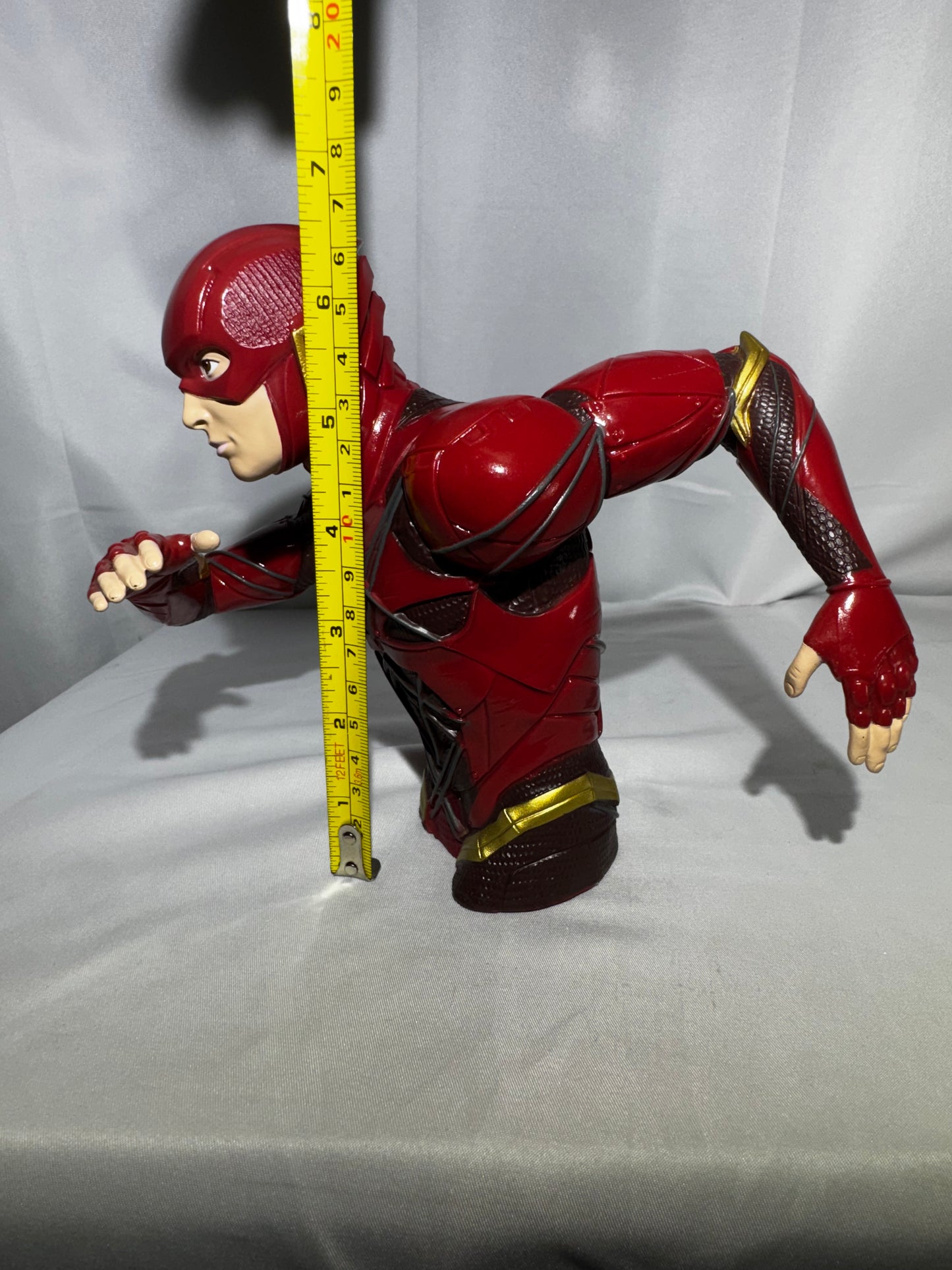 DC Comics The Flash Bust Bank Monogram Direct #45794 PVC Coin Bank w/ Stopper