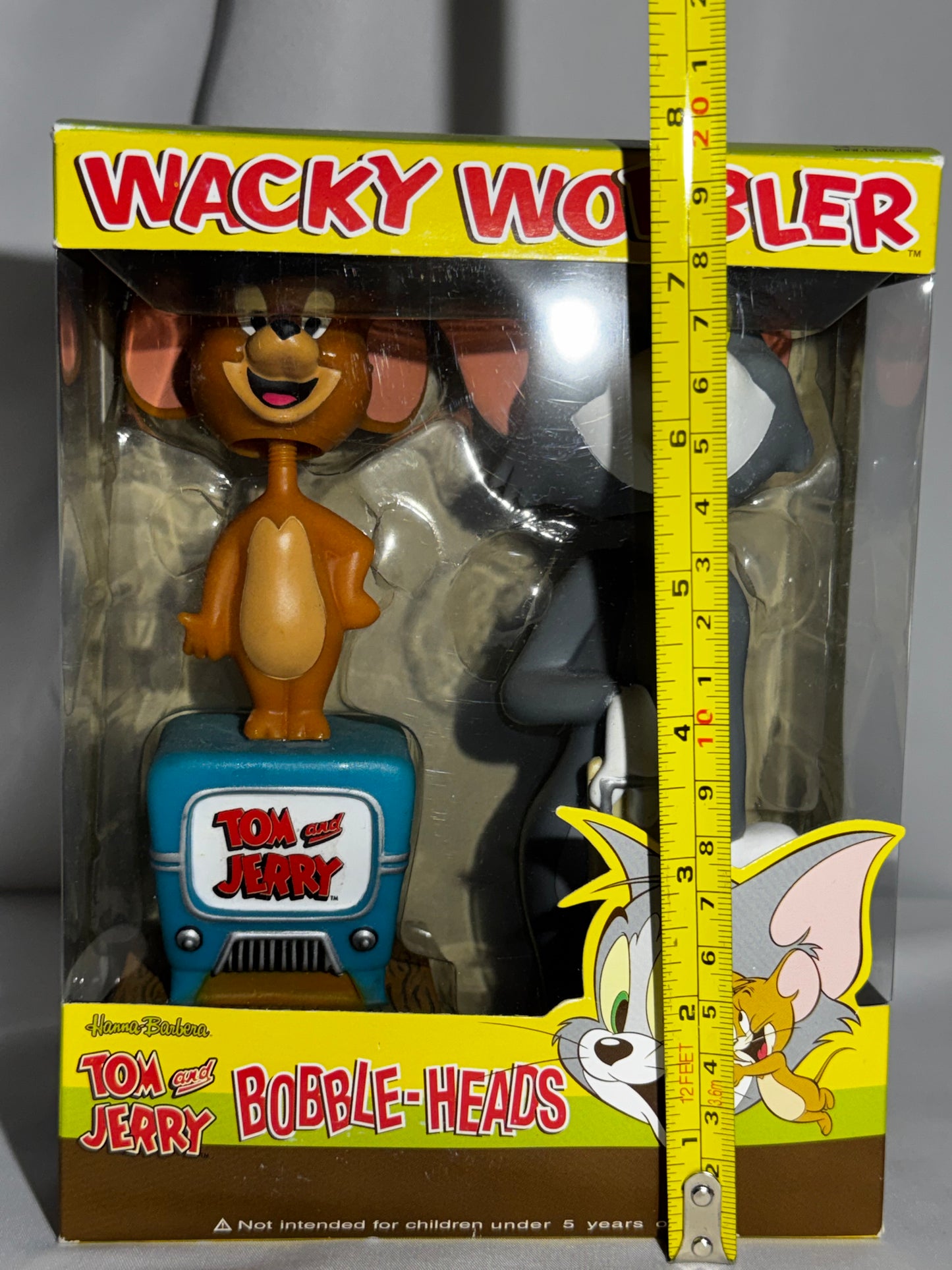 Funko Wacky Wobbler Tom & Jerry 2-Piece Bobblehead Set – Hanna-Barbera – Vaulted Collectible