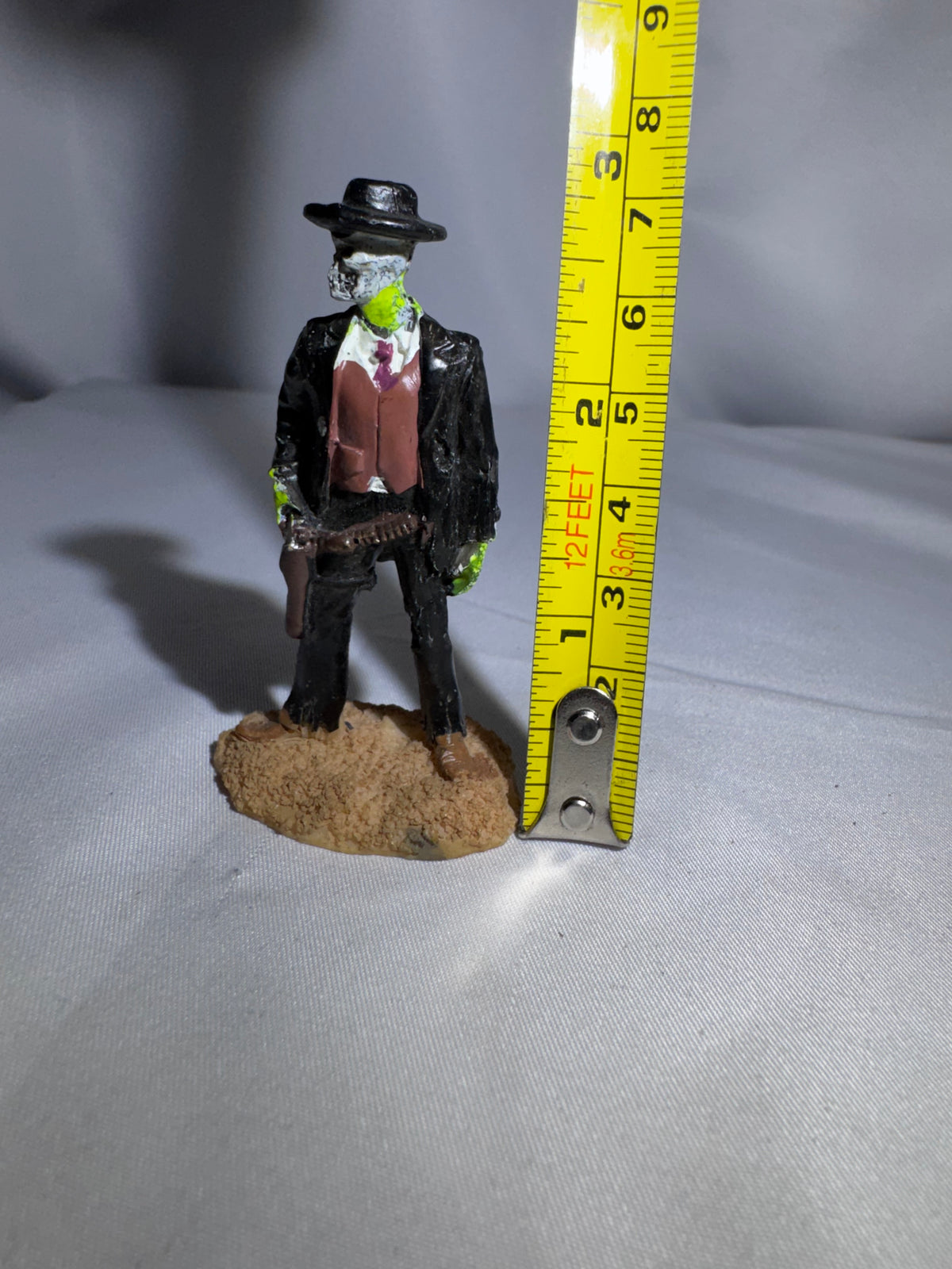 Lemax Spooky Town “Quick Draw” Skeleton Cowboy #82478 – 2008 – RETIRED