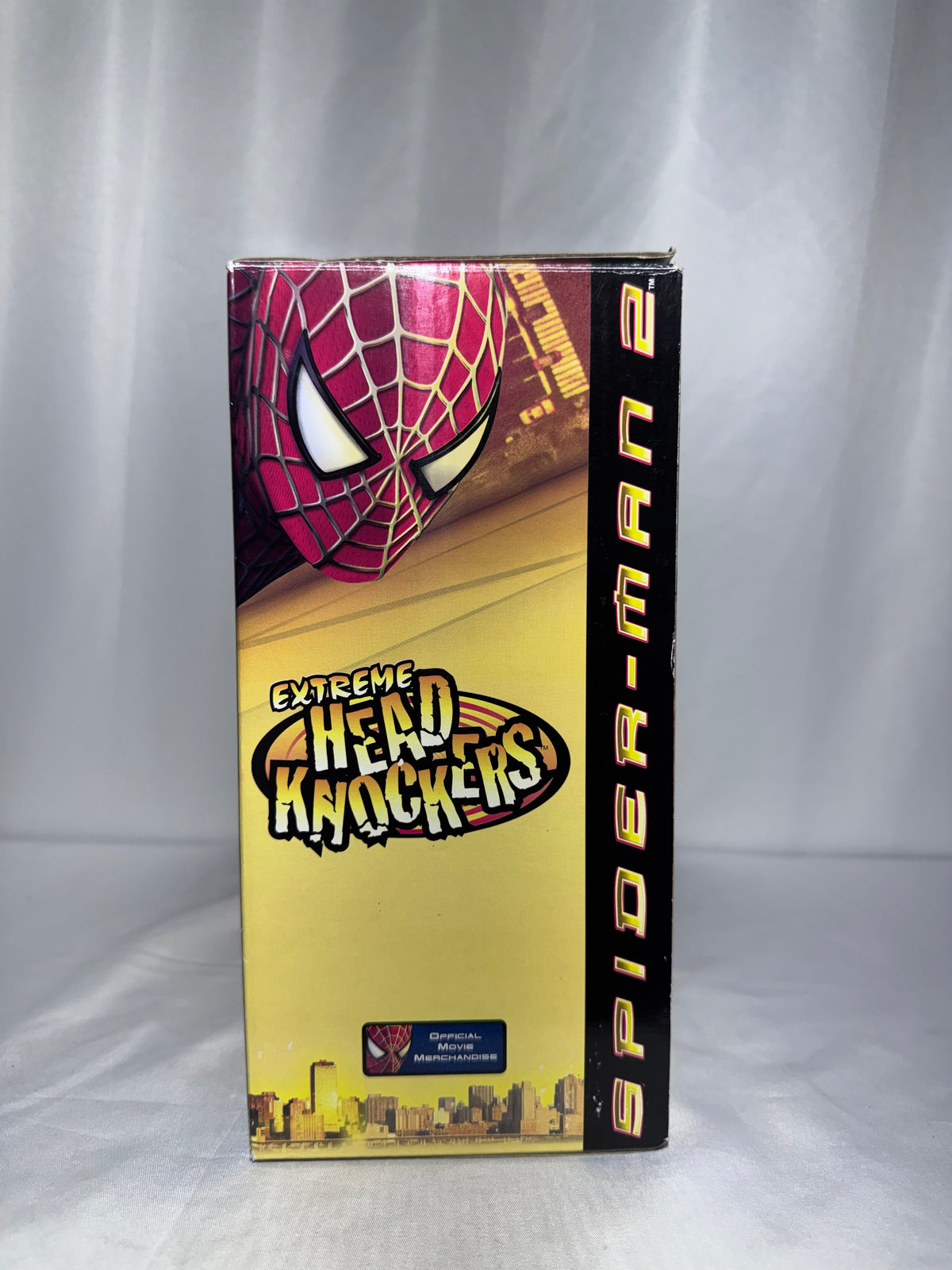 2004 NECA Extreme Head Knockers Spider-Man 2 Bobblehead – With Original Collector Box