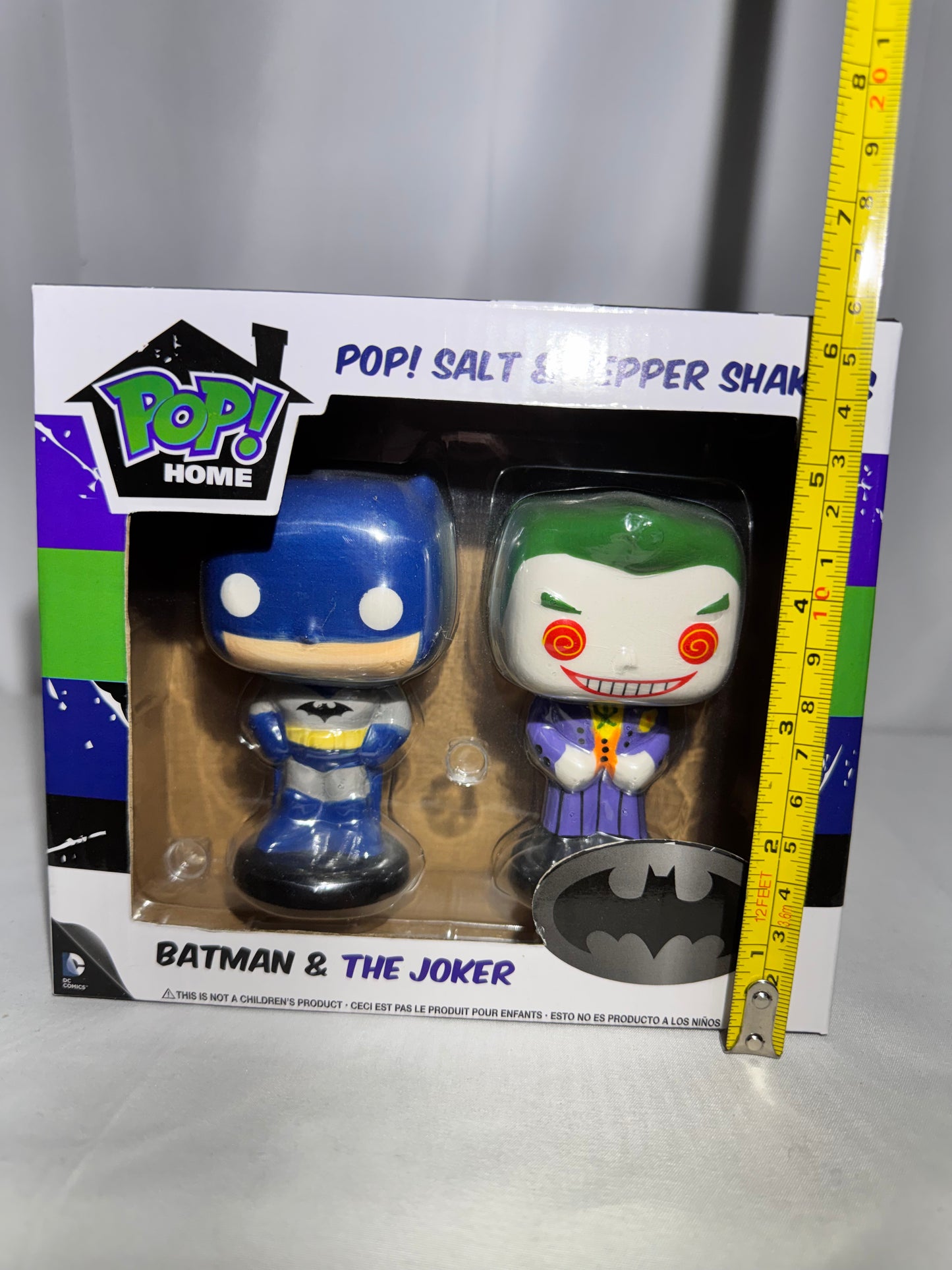 DC Comics Funko Pop! Home Batman & Joker Salt & Pepper Shaker Set w/ Original Box