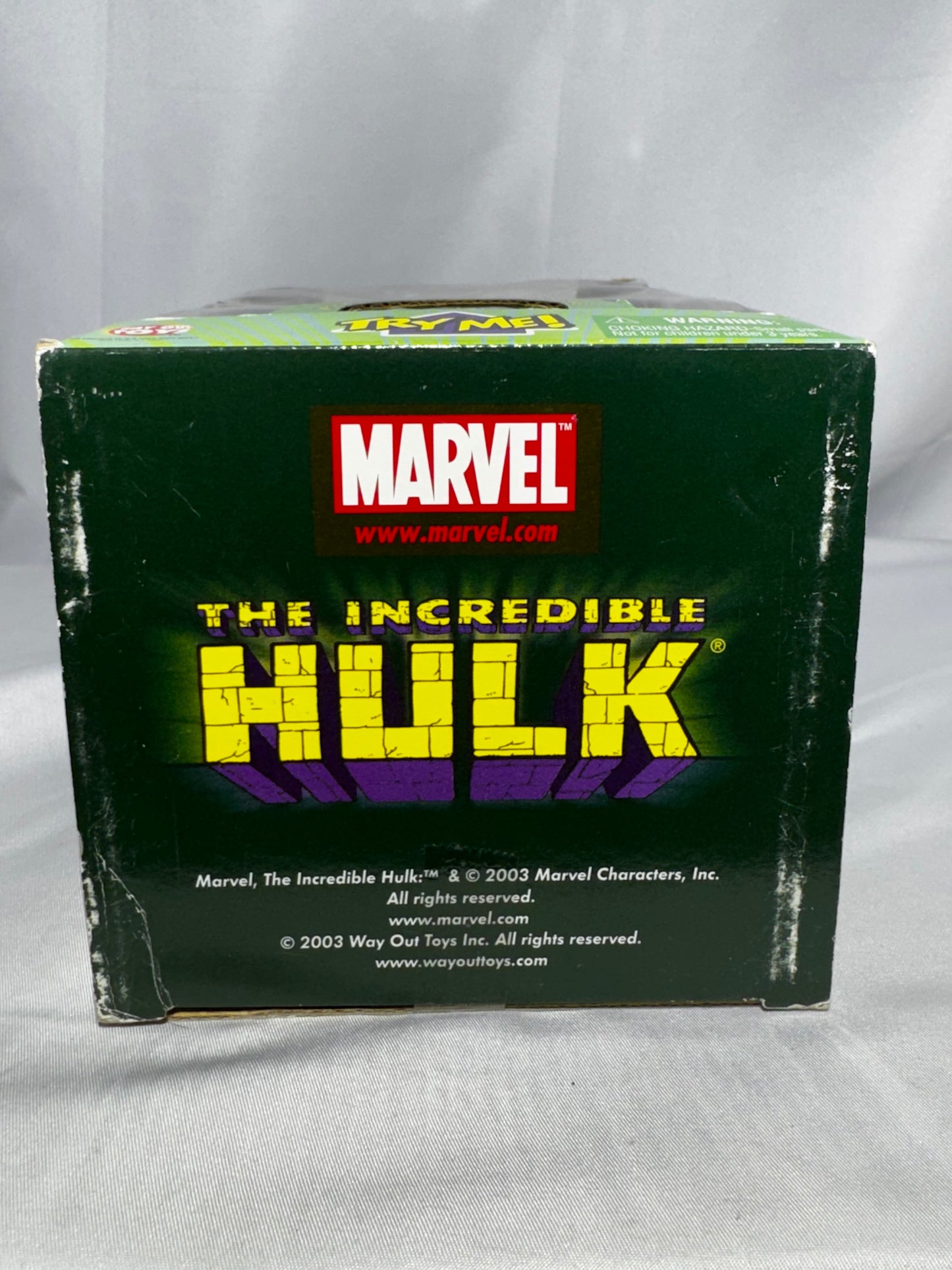 2003 Marvel The Incredible Hulk Bobble Head Lights Sounds Way Out Toys w/ Box