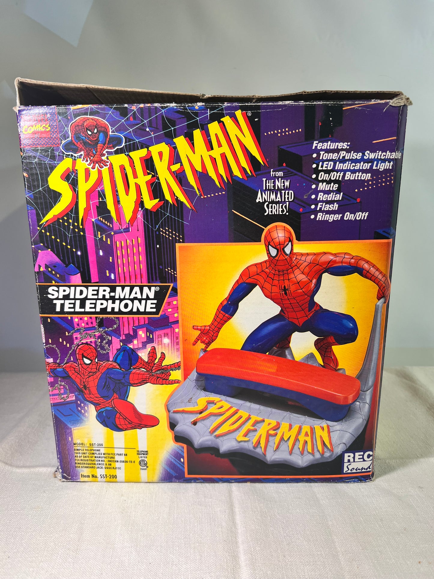 Spider-Man telephone-Marbles Comics -#SST – 200-1994