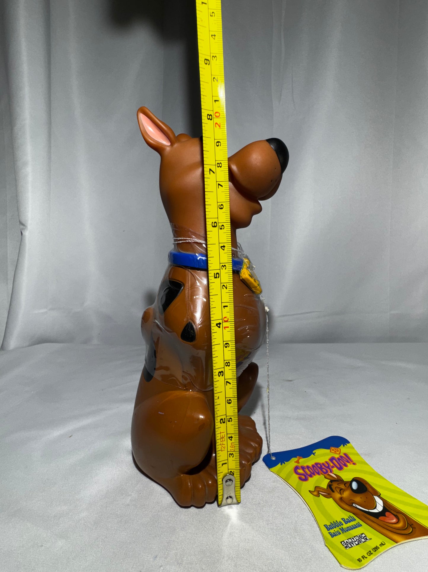 Vintage Scooby-Doo Bubble Bath Bottle 9” Vinyl Figure Sealed w/ Tag Cartoon Network