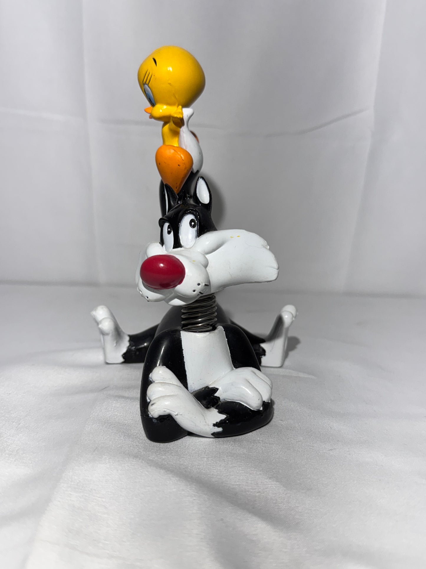 Looney Tunes Tweety & Sylvester Bobblehead – 1998 Warner Bros