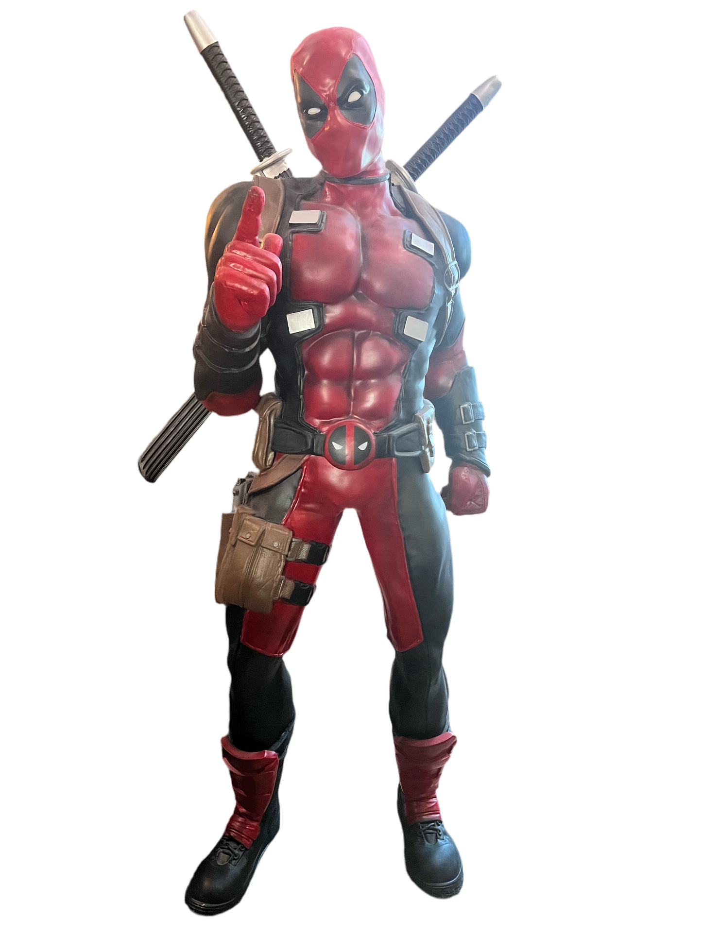 Rare - Dead Pool- 6.2 foot Statue - Cinema Display- Life size foam replica- Marvel