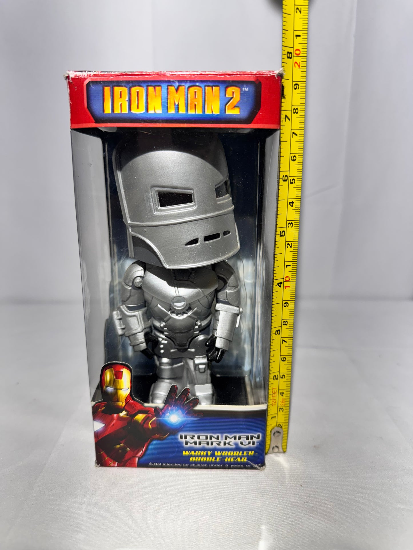 Funko Iron Man Mark VI Wacky Wobbler Bobblehead – Original Box- Marvel 2010