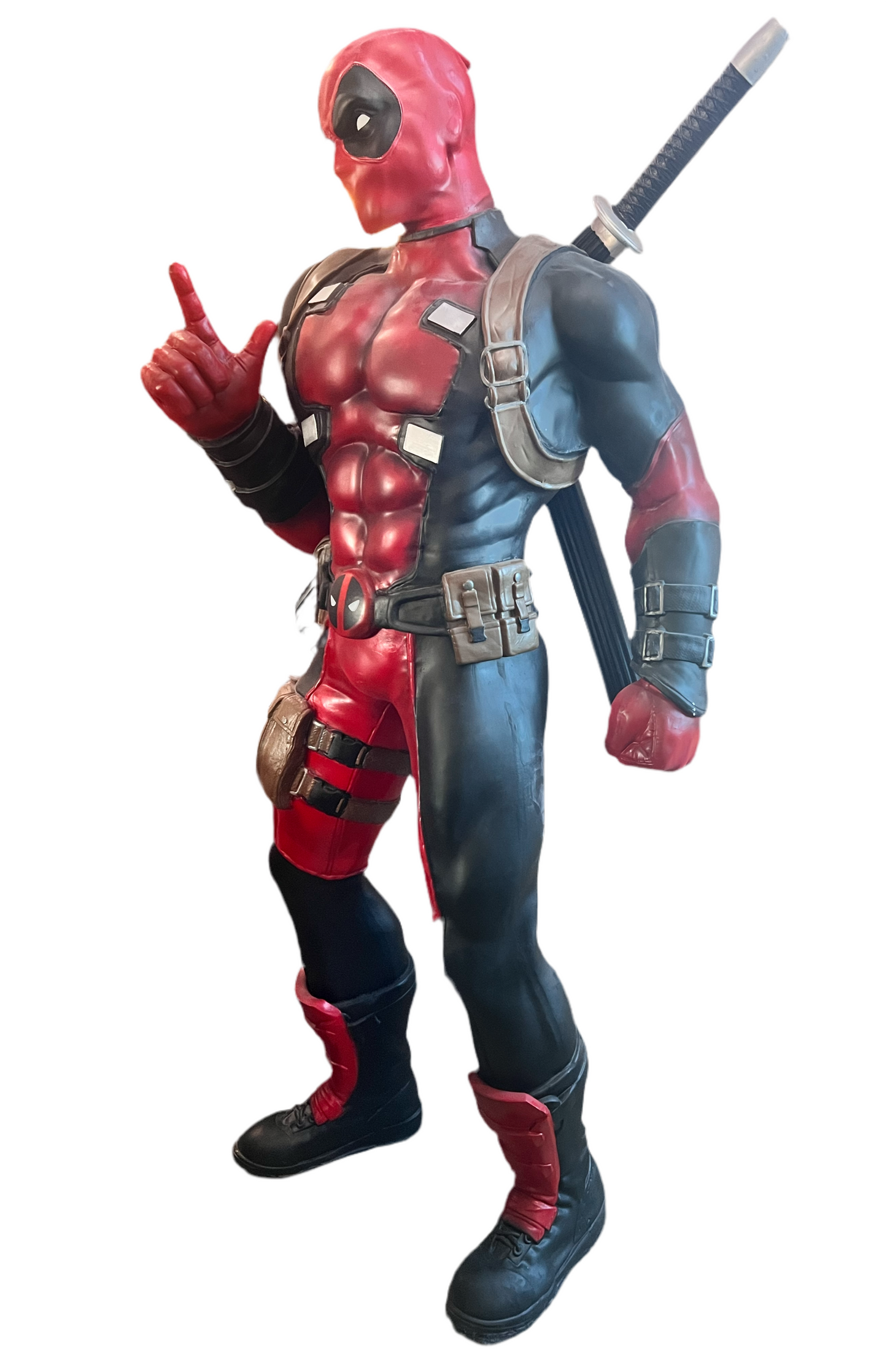 Rare - Dead Pool- 6.2 foot Statue - Cinema Display- Life size foam replica- Marvel