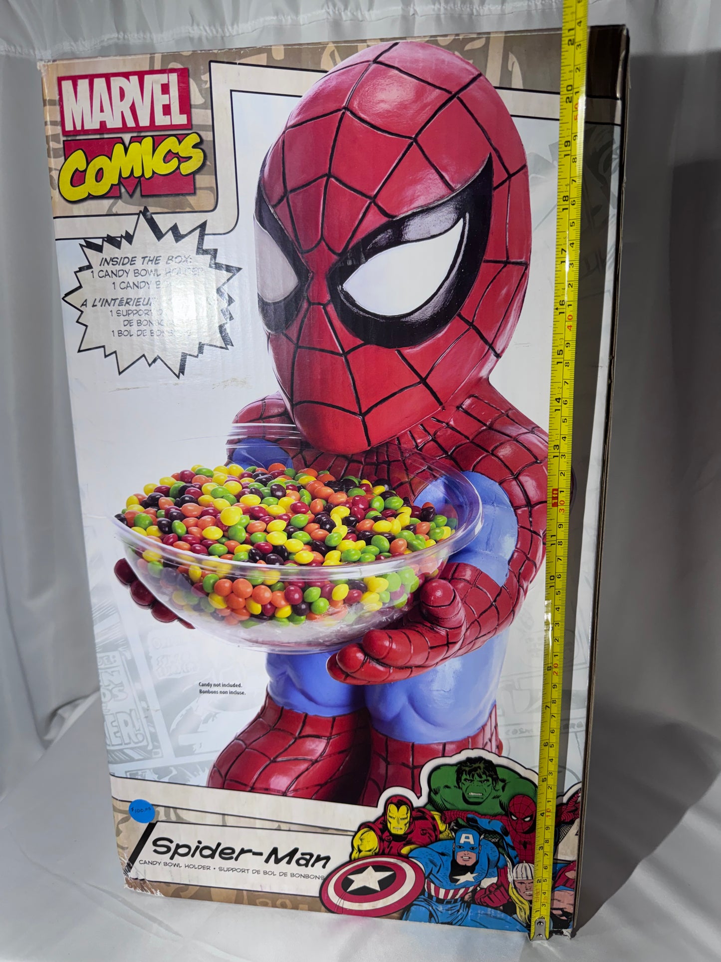 Rubie’s Marvel Spider-Man Candy Bowl Holder – Original Box