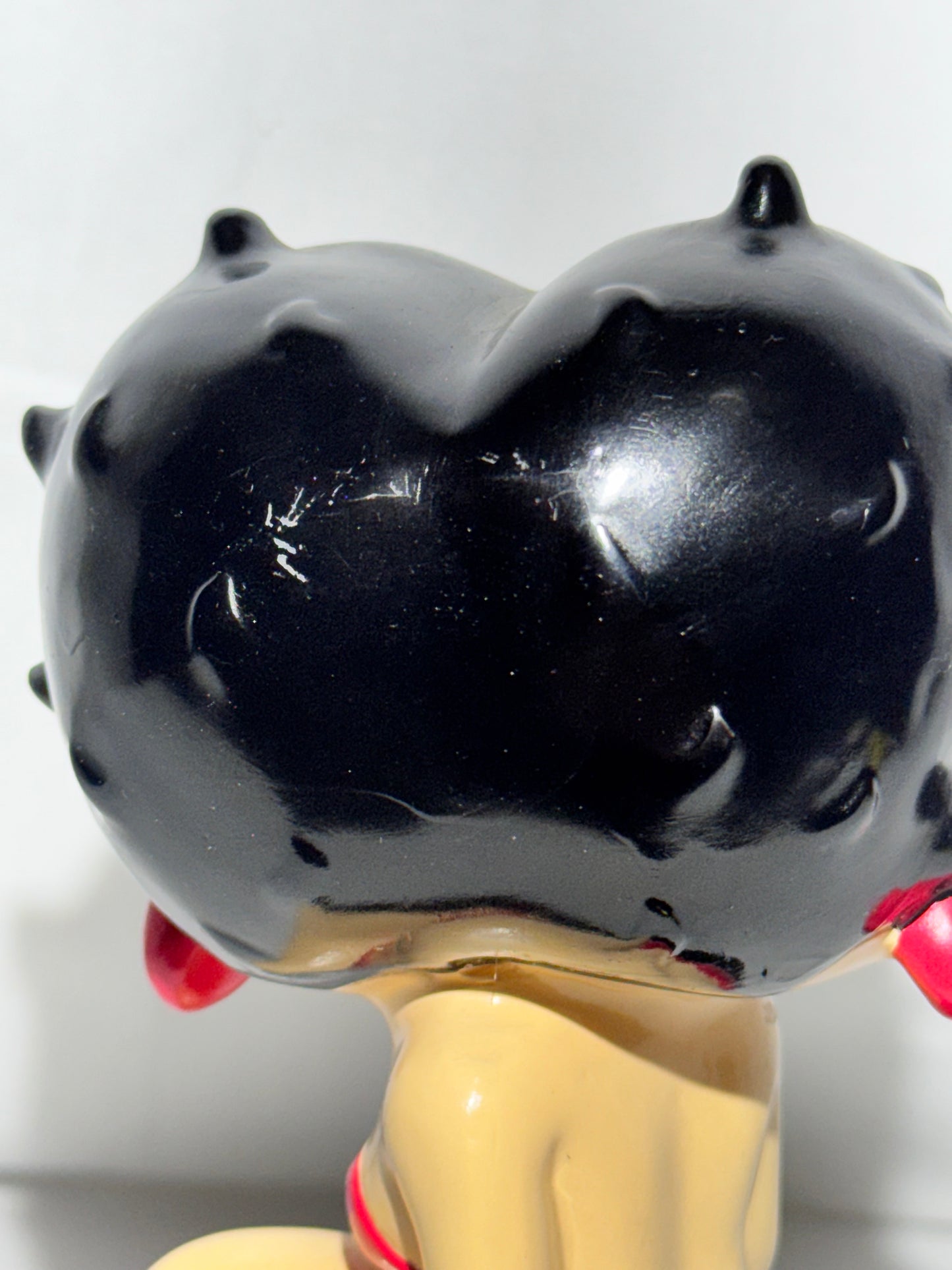 Vintage Betty Boop Figurine – Red Dress – Classic Cartoon Collectible
