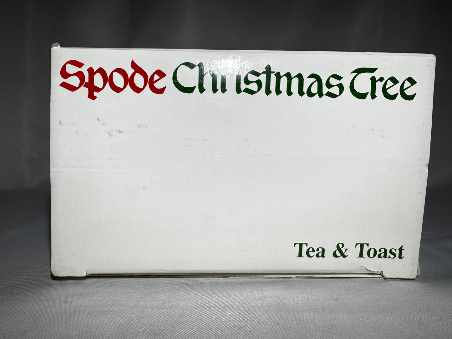 Spode Christmas Tree Tea & Toast Set Oval Tray & Mug w/ Box