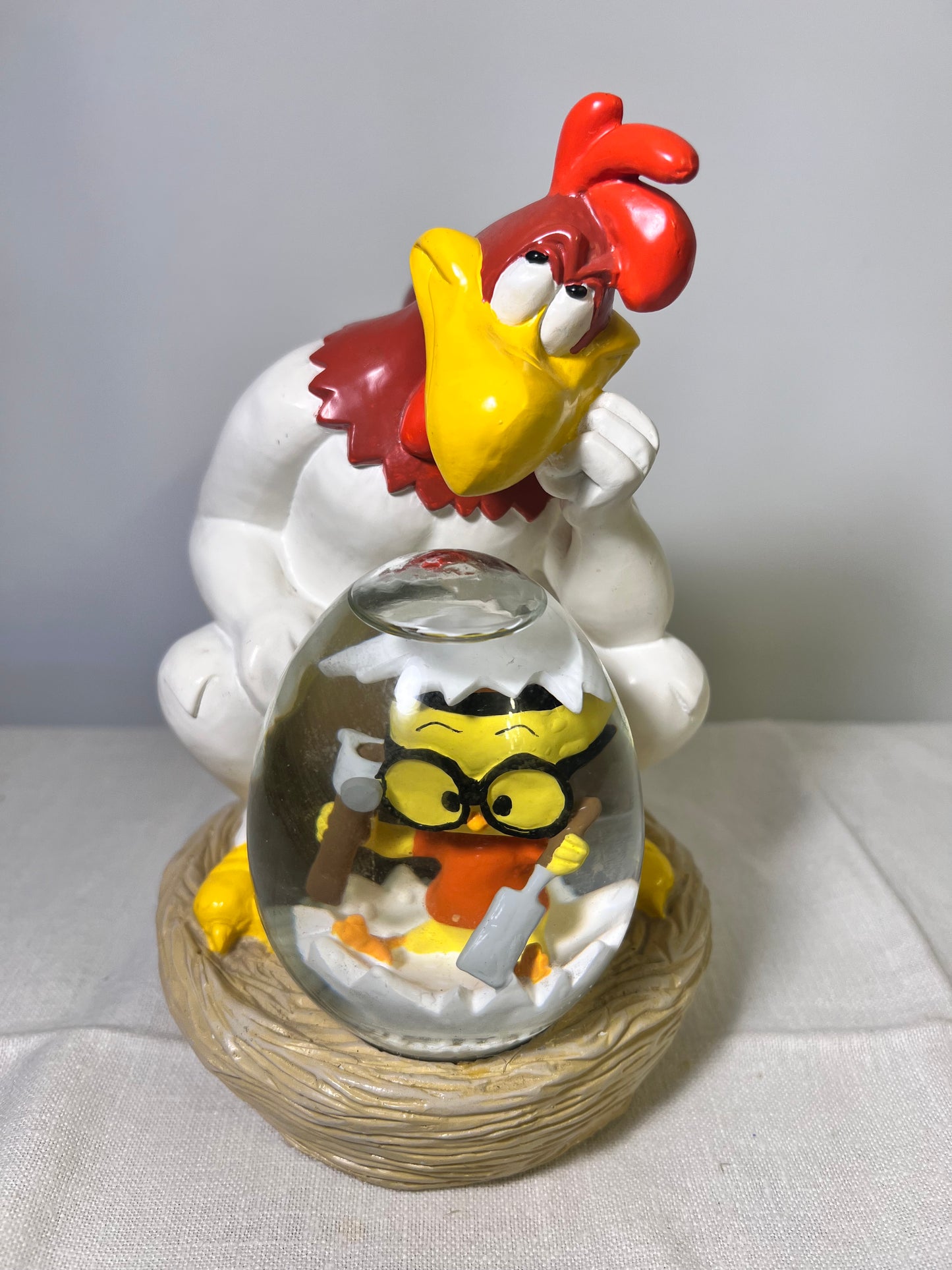 Fog Horn Leg Horn- Snow Globe-1996 -Looney Tunes- Warner Brothers