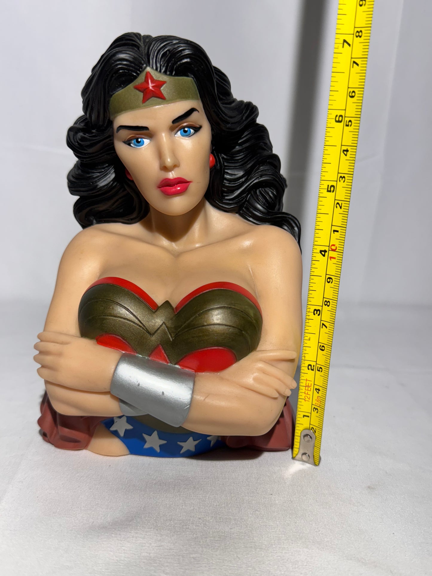 Wonder Woman Bust Bank – DC Comics – Monogram Direct – Original Stopper