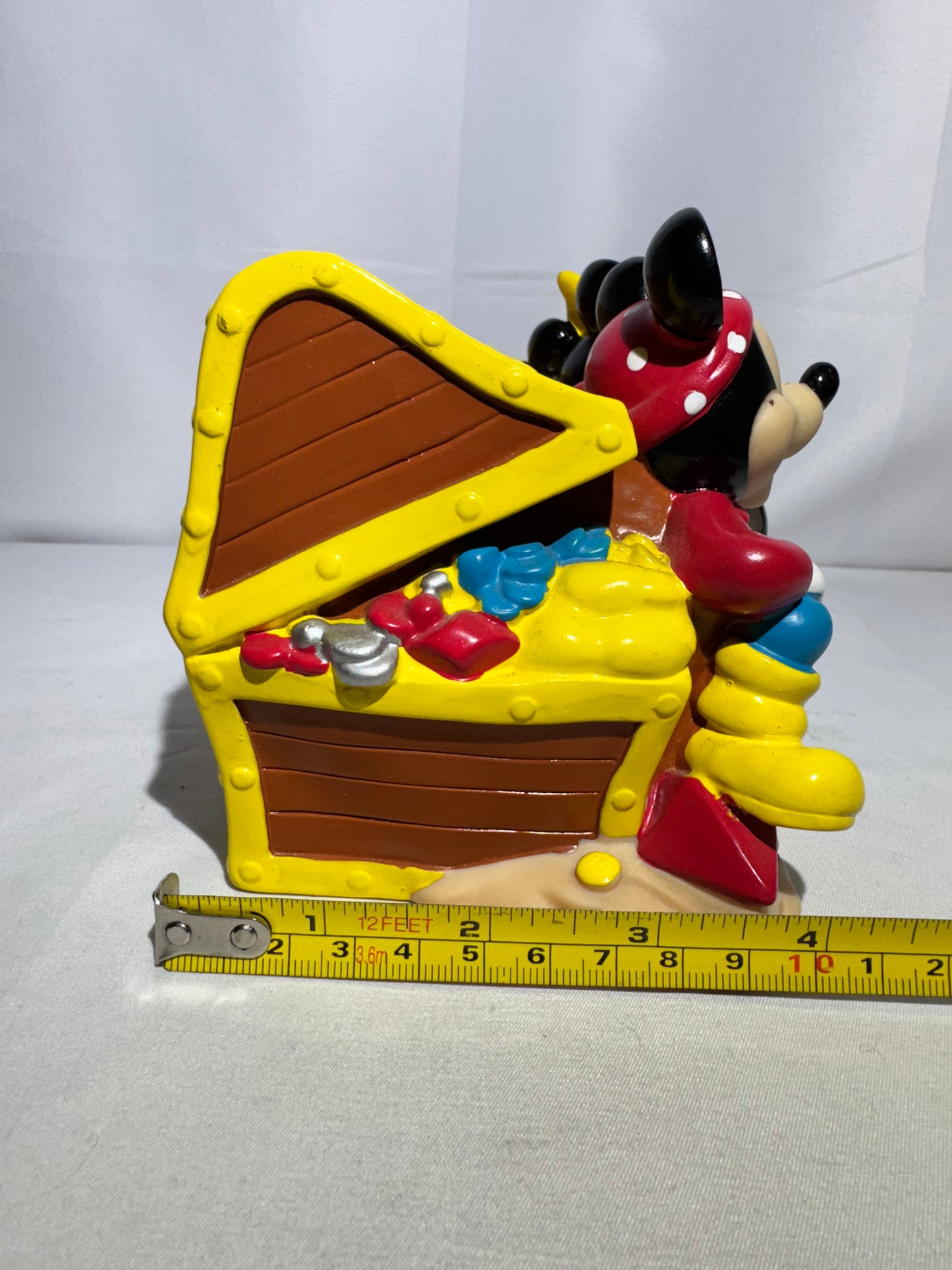 Disney Mickey & Minnie Pirate Treasure Chest Coin Bank