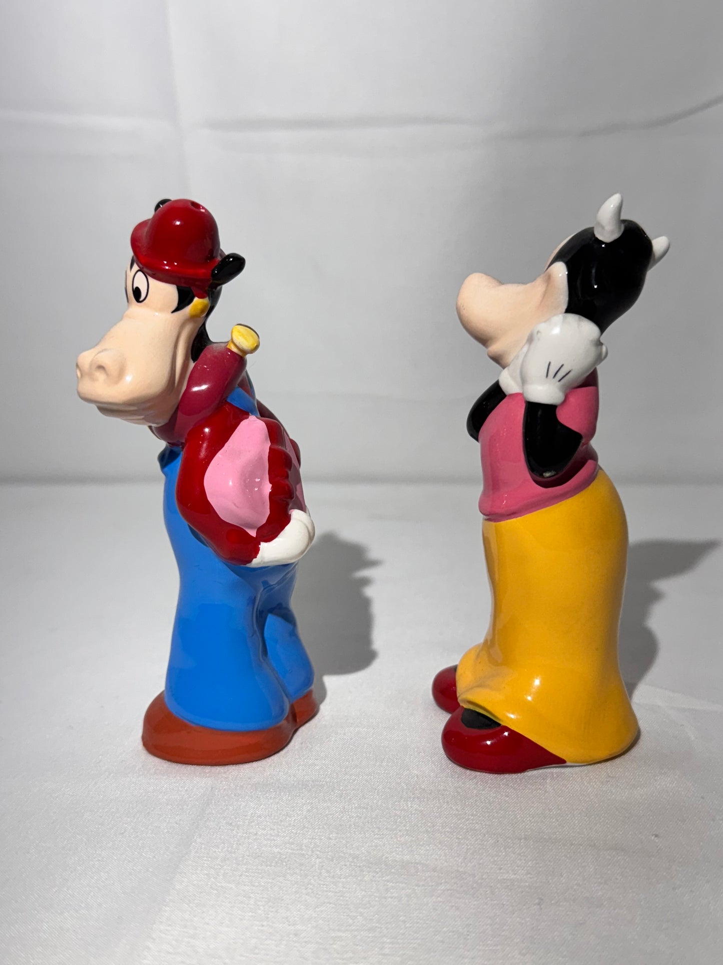 vintage Disney Horace Horsecollar & Clarabelle Cow Salt and Pepper Shakers