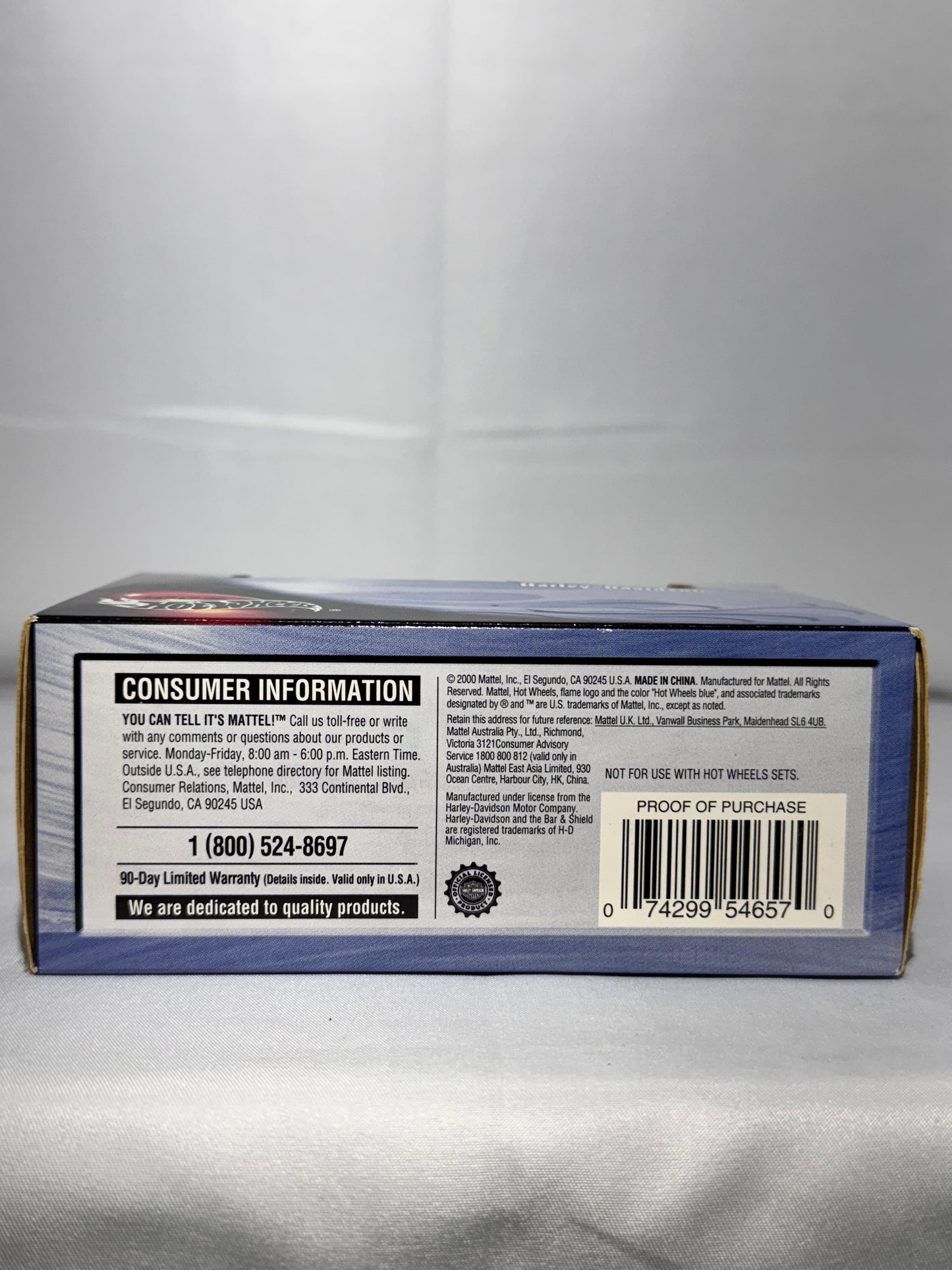 Hot Wheels Harley-Davidson – Limited Edition Diecast (2000 Mattel)