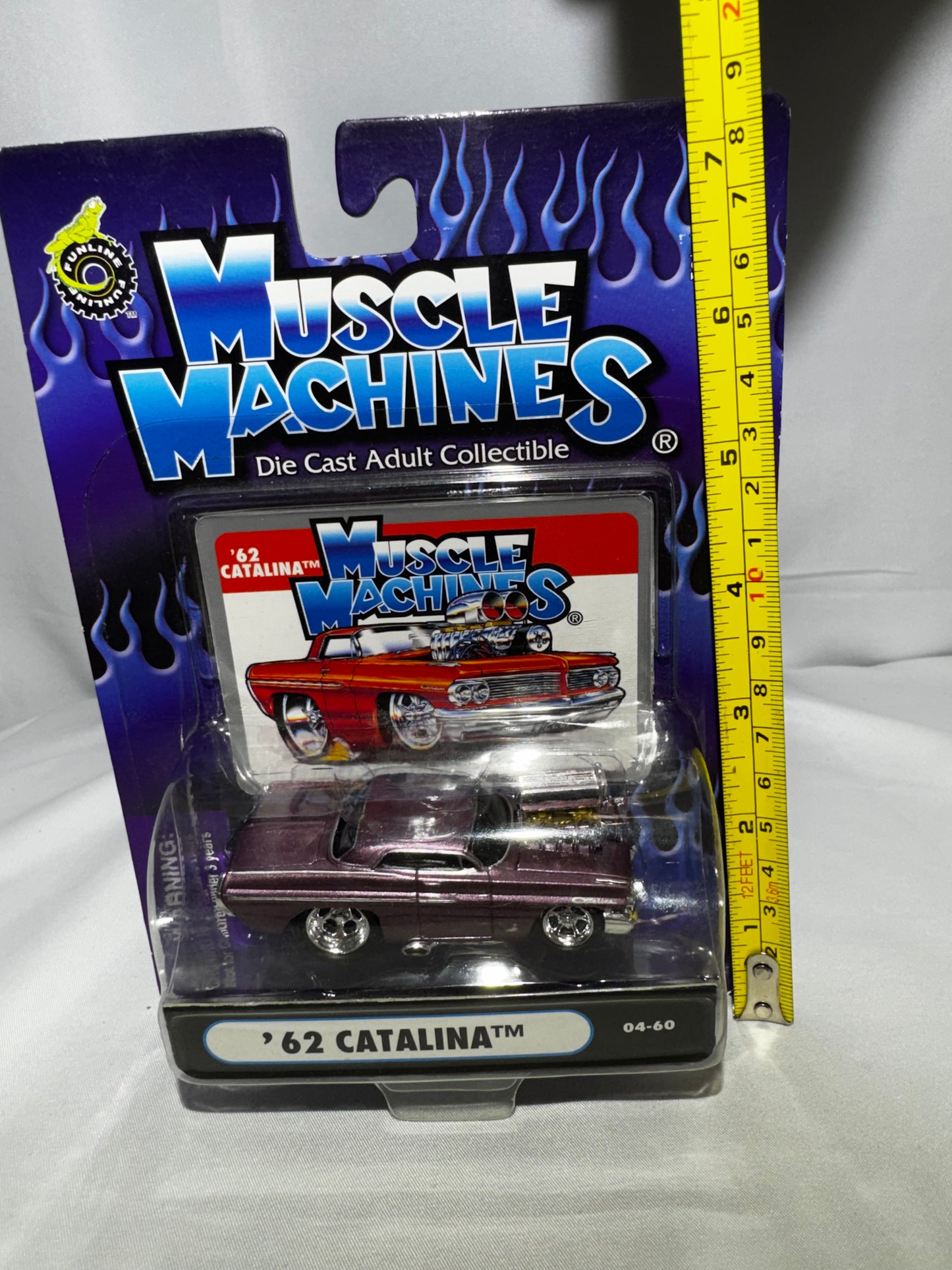 Muscle Machines 1:64 Scale ’62 Catalina Diecast – 04-60 Car