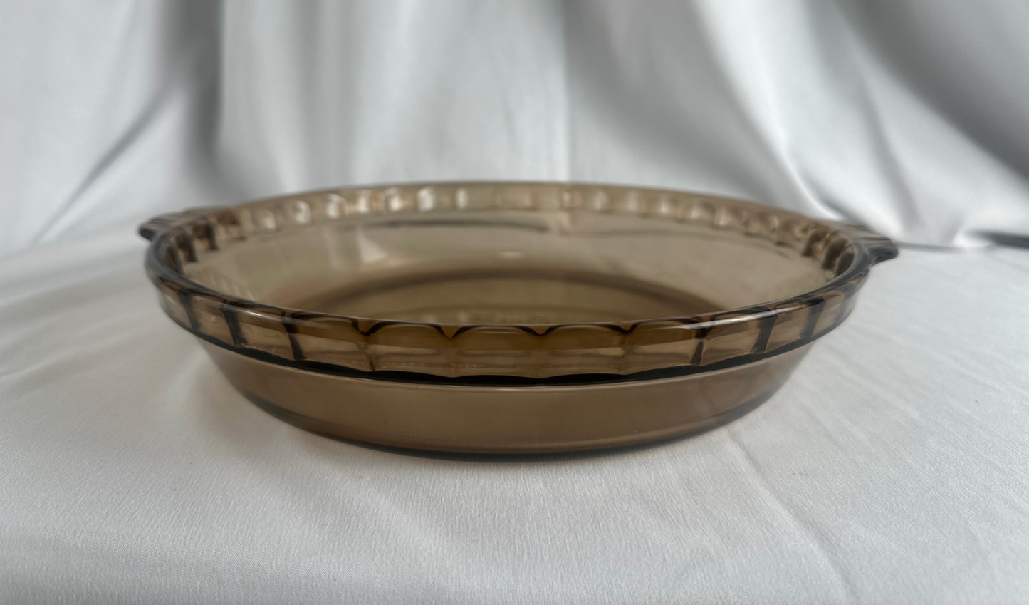 Pyrex 9.5” Amber Glass Pie Baking dish