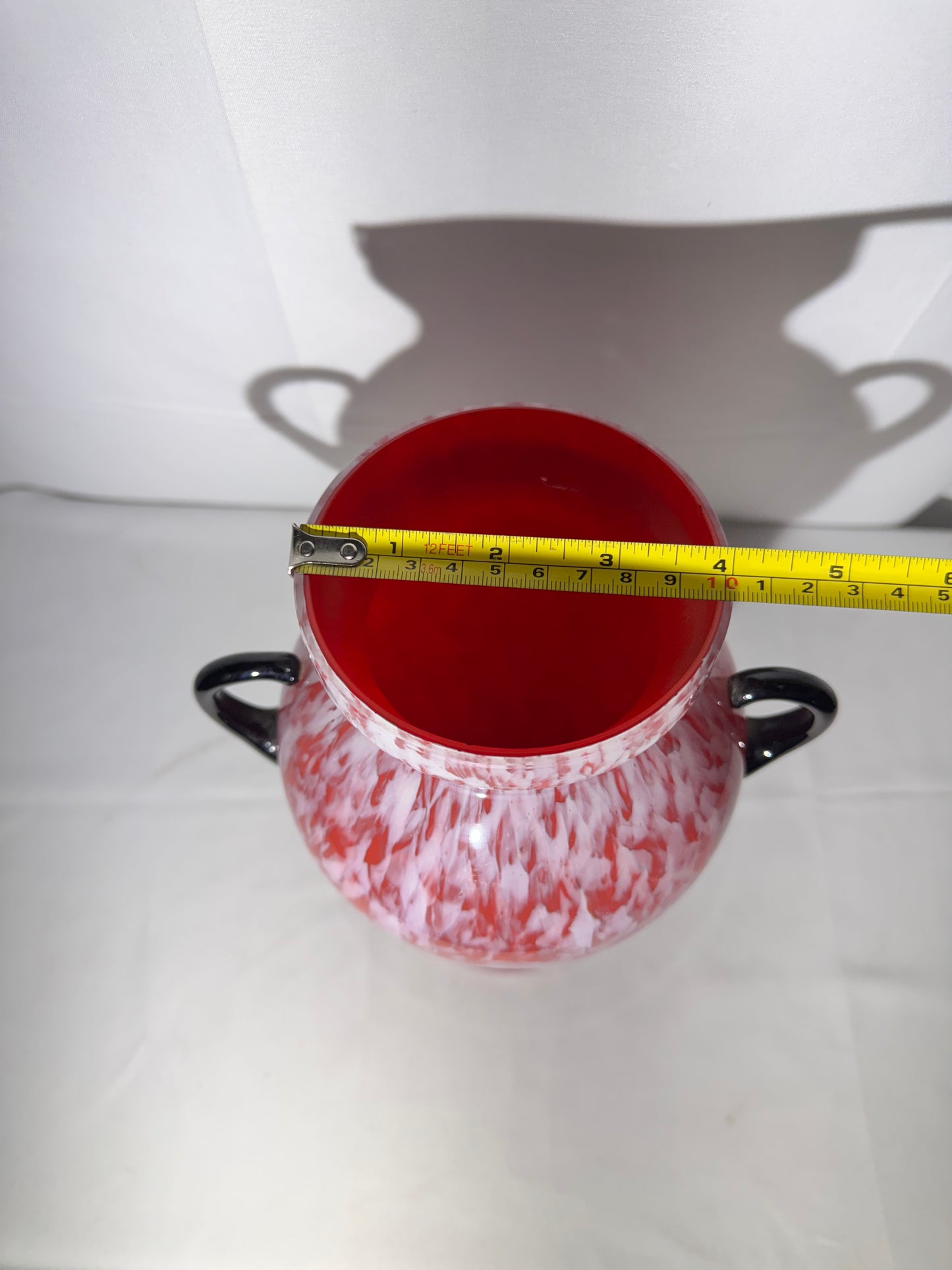 Vintage Franz Welz Czech Art Deco Hand Blown Glass Vase