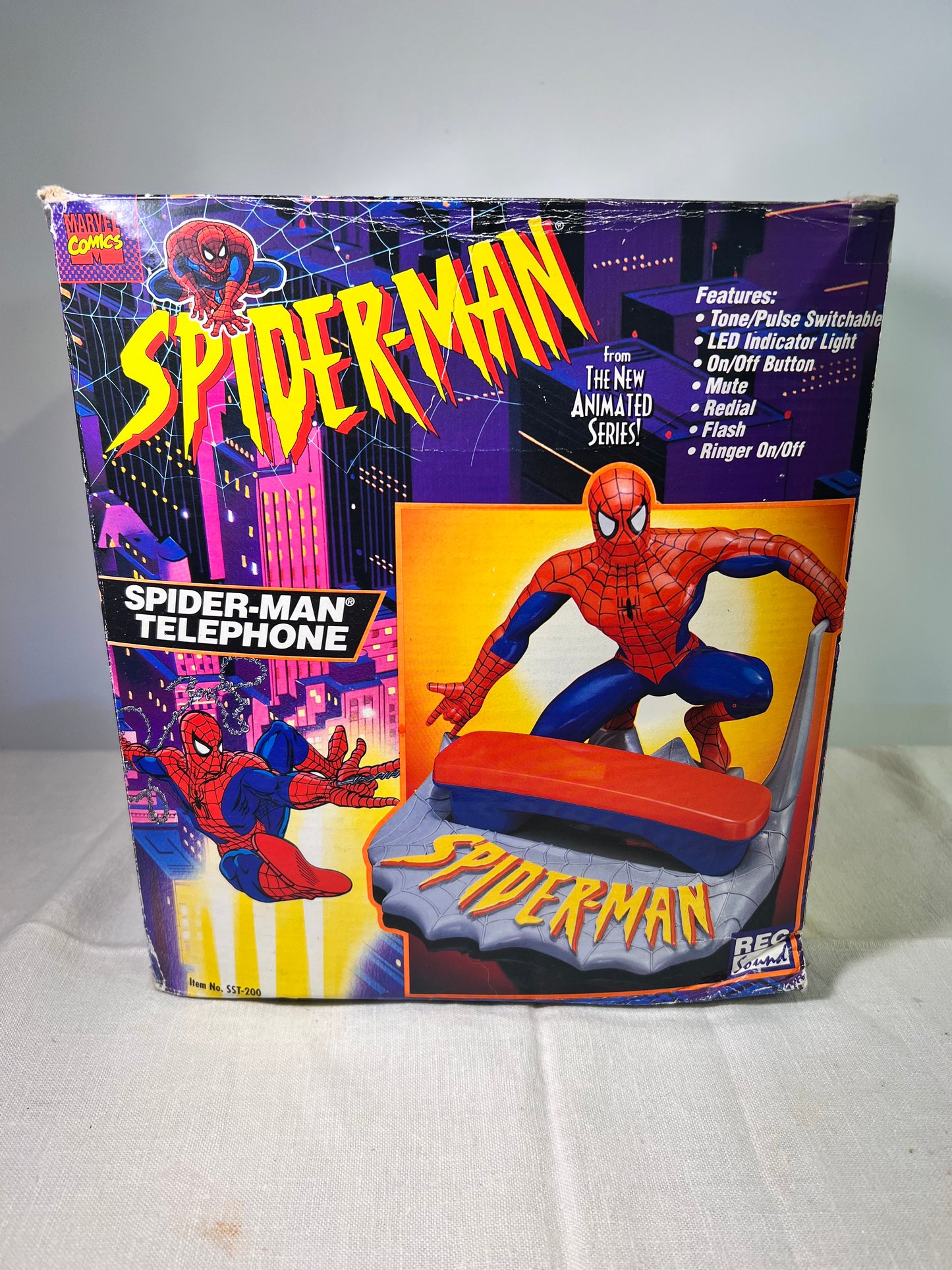 Spider-Man telephone-Marbles Comics -#SST – 200-1994