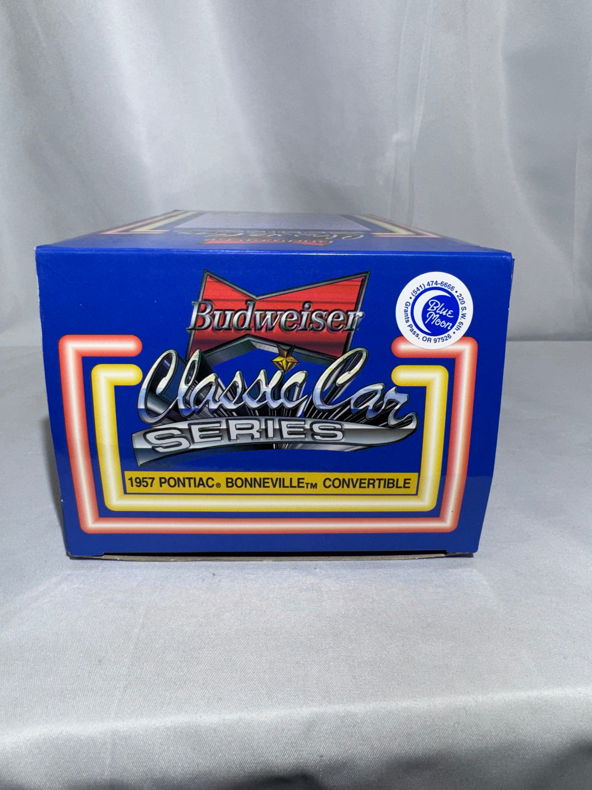 2001 Budweiser Classic Car Series – 1957 Pontiac Bonneville Convertible Collector Beer Stein – Original Box