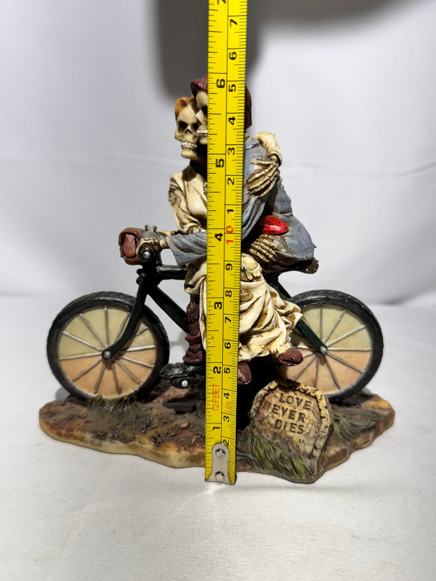 “Hitch a Ride” Skeleton Wedding Figurine – Love Never Dies - Summit Collection