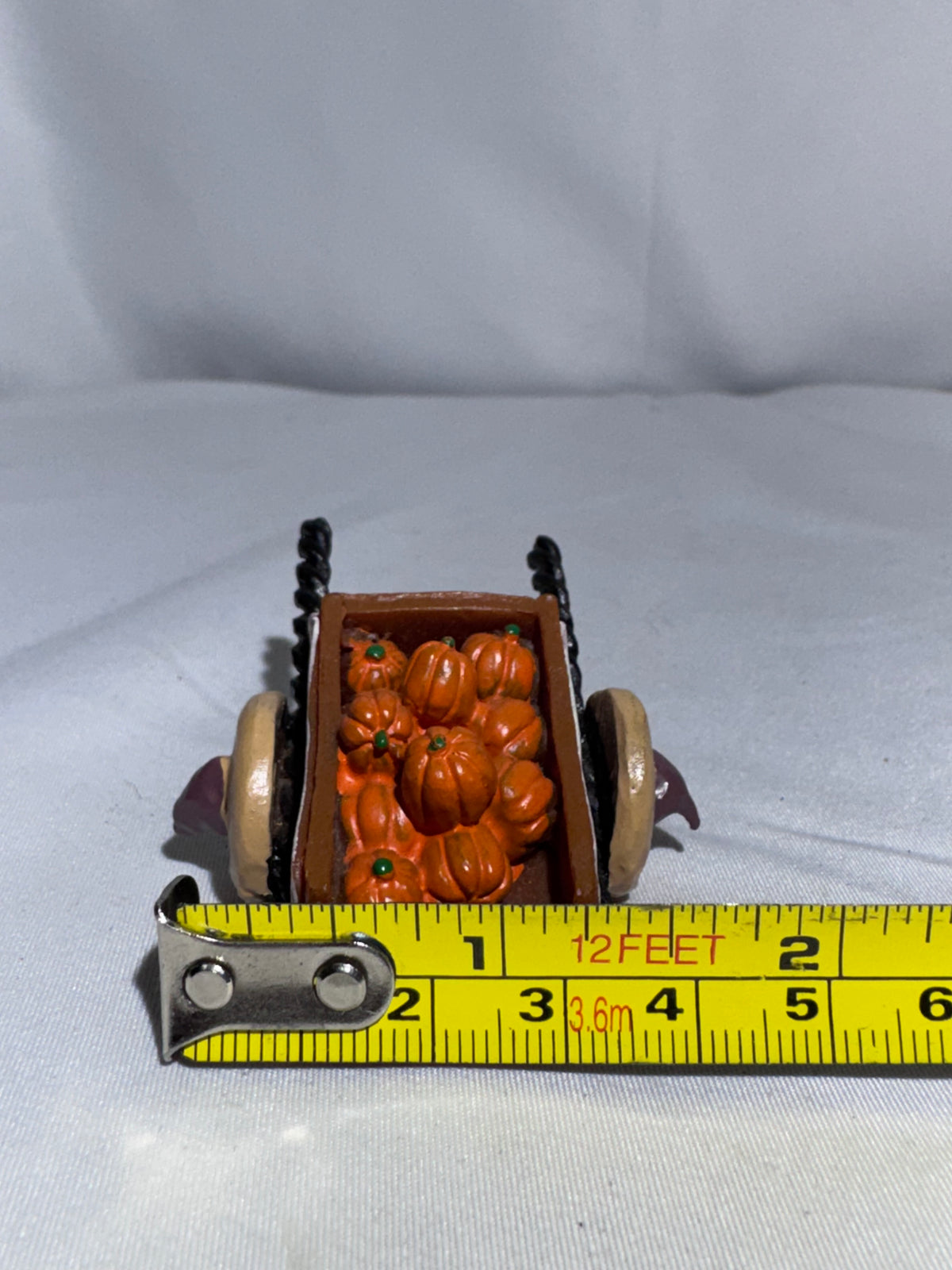 Lemax Sugar N’ Spice Pumpkin Wagon #52123 — Vintage 2005 Halloween Village accessory