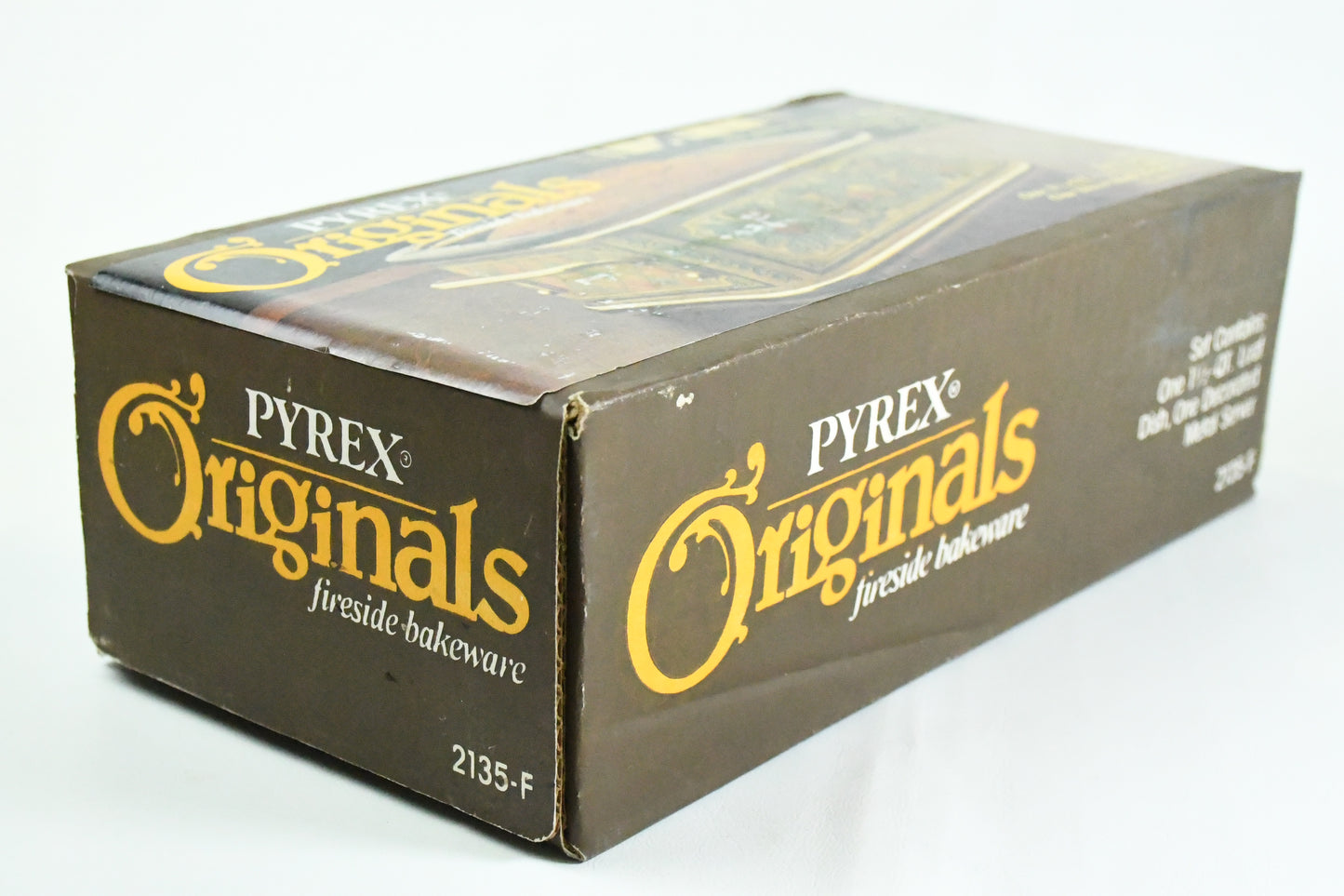Pyrex Originals Fireside bake ware 2135-F