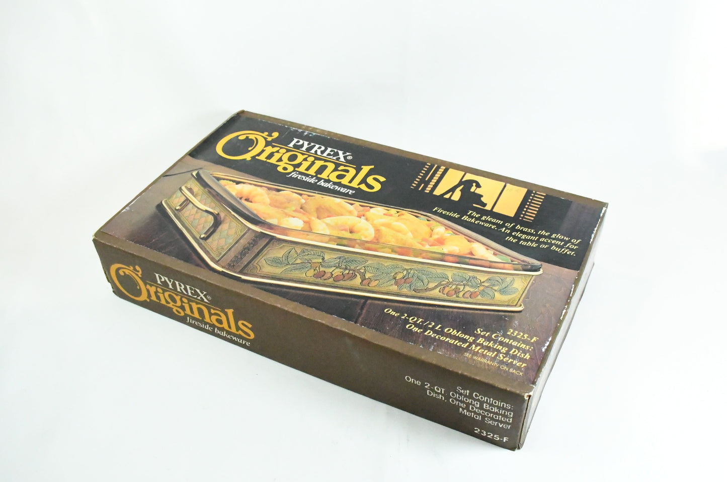 Pyrex Original Fireside bakeware 2325-F 2qt.