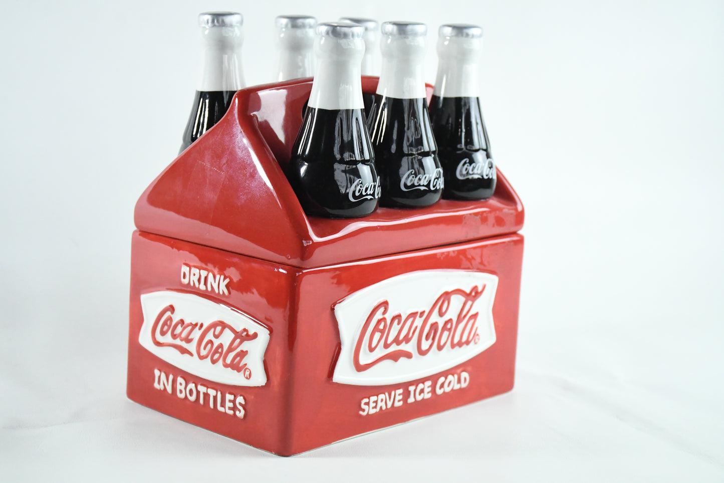 Coca-Cola 6 pack Cookie Jar-Retro- VTG