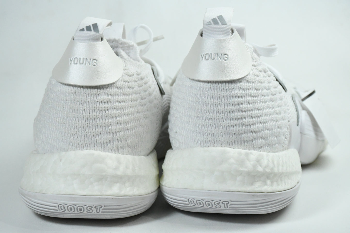 Adidas Tra Young Basketball Shoes Men's US Size 12 All white