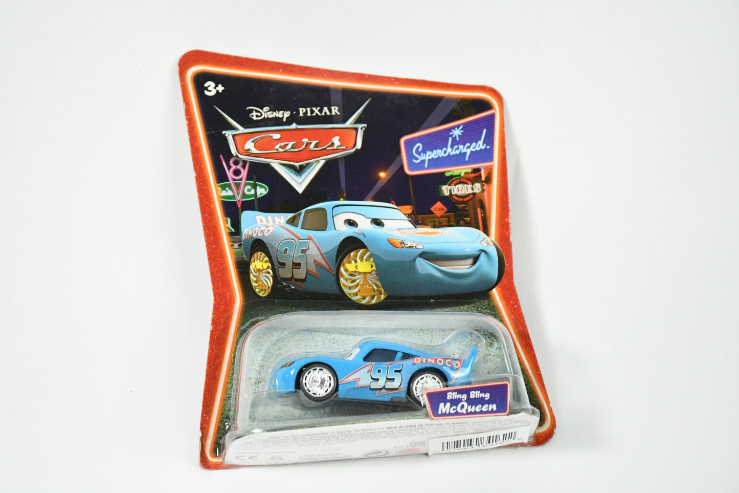 Disney- Cars- Pixar- supercharged-Dingo-Bling Bling McQueen-L0545