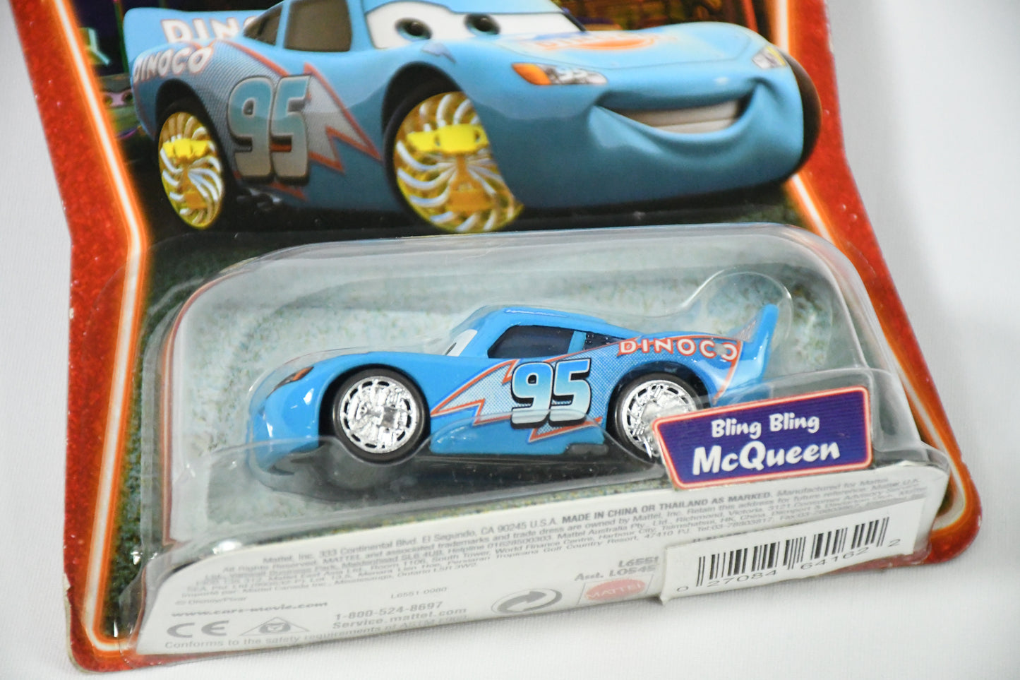 Disney- Cars- Pixar- supercharged-Dingo-Bling Bling McQueen-L0545