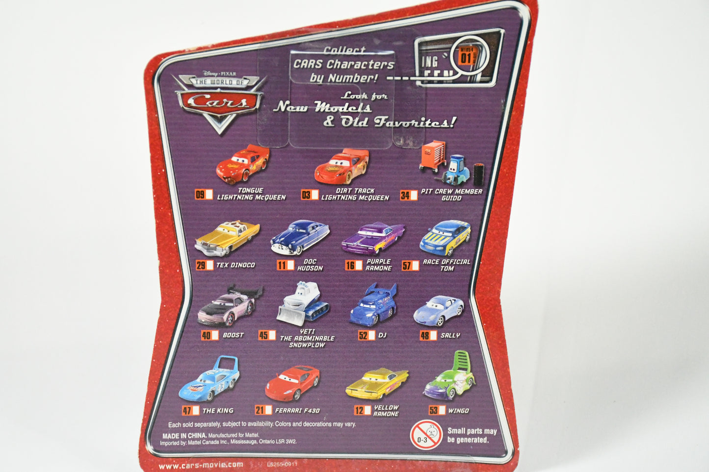 Disney-Pixar-Cars-Doc Hudson #11 -M1054-Diecast-Mattel