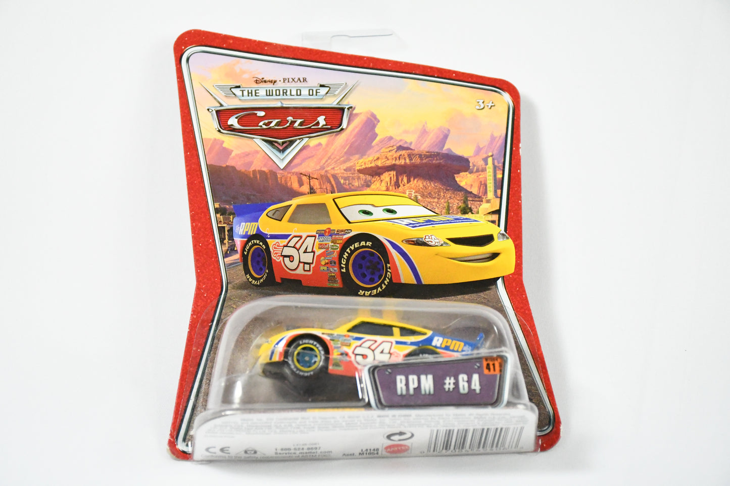 Disney-Pixar-Cars-#41 RPM #64-M1054-Diecast