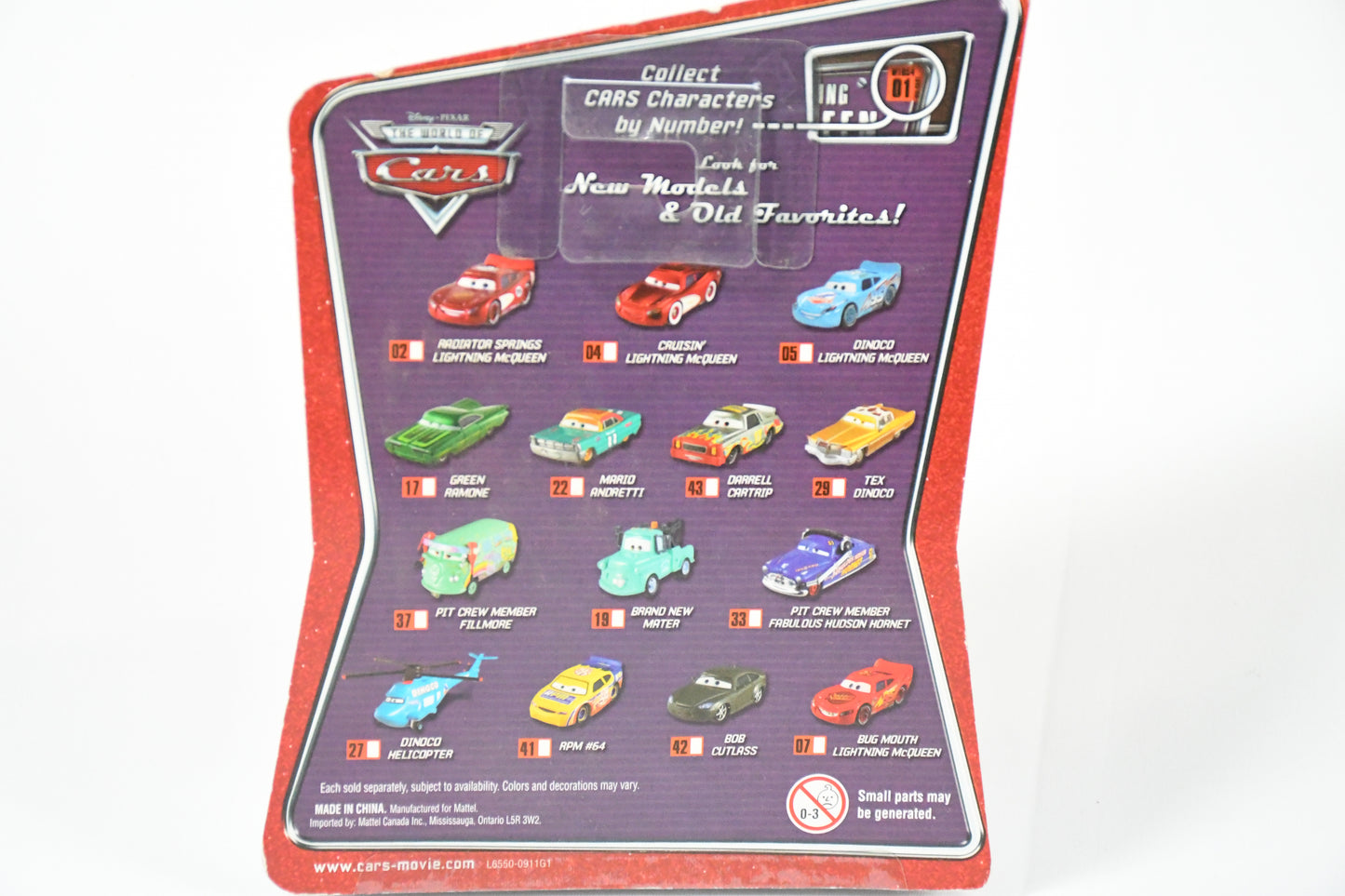 Disney-Pixar-Cars-Bug Mouth Lighting McQueen #07-Diecast