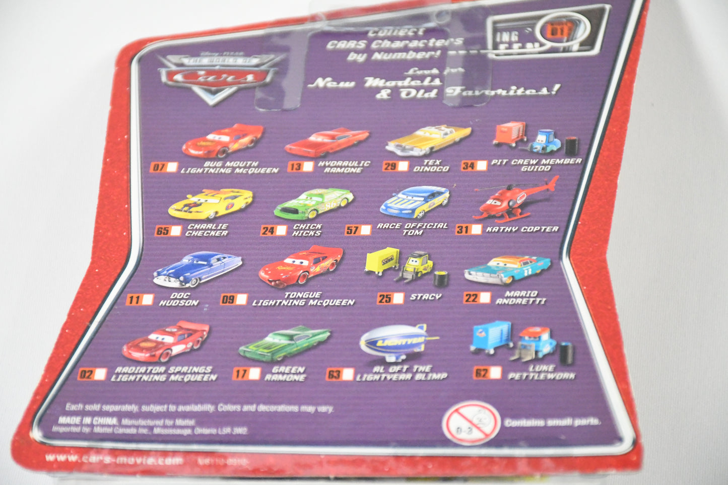 Disney-Pixar-Cars-Stacy #25-M6110 M1054- Toy Car-Die Cast