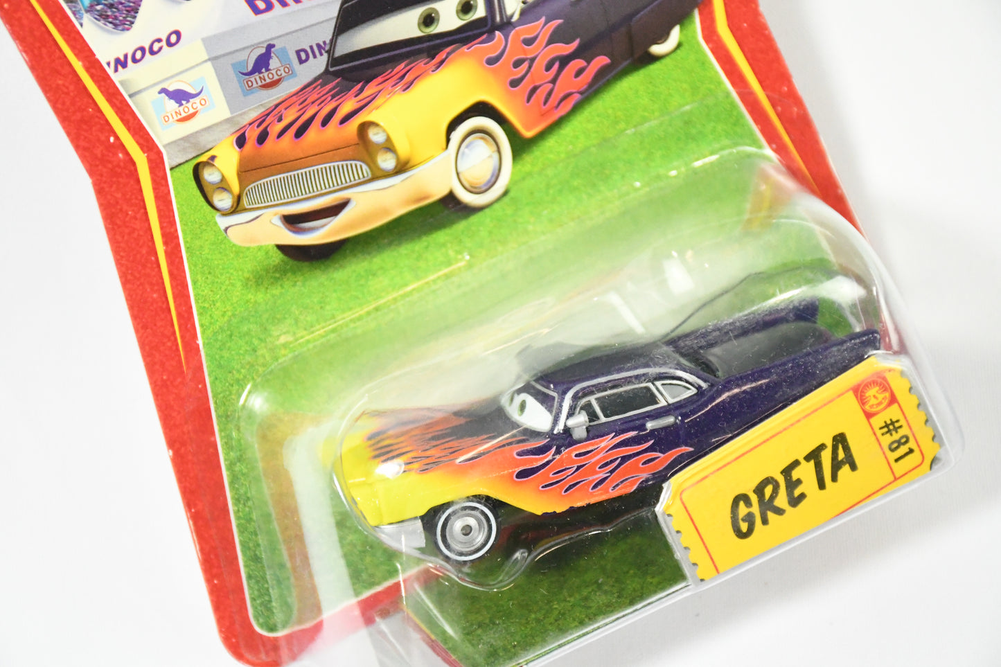 Disney-Pixar- Cars- Greta #81- Race O Rama-Die cast -toy car-P1640 M1054