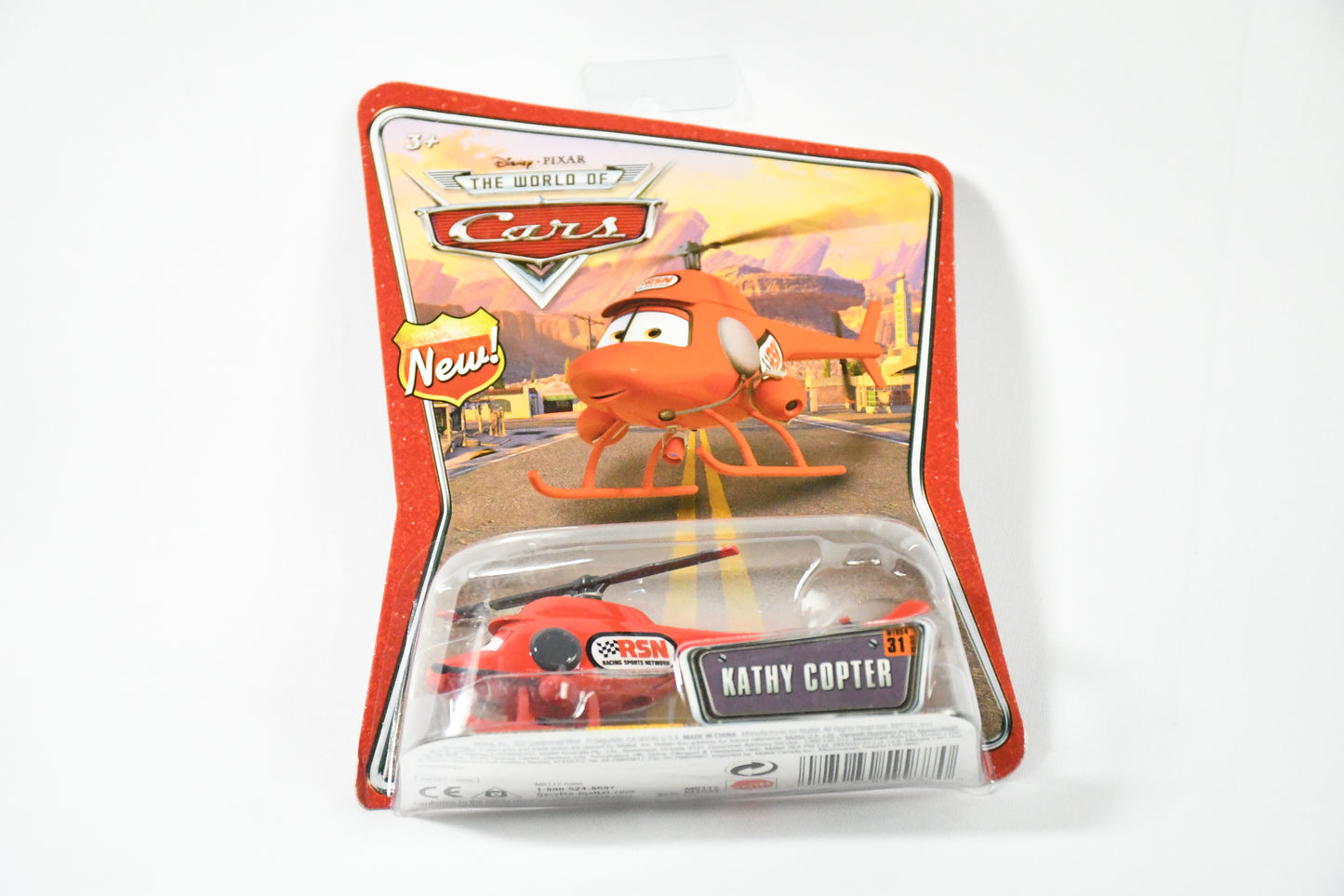 Disney-Pixar-Cars-Kathy Copter #31-M6112 M1054-Mattel-NIB