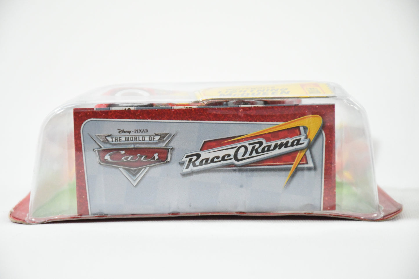 Disney-Pixar-Cars-Mattel-Whitewalls Lighting McQueen#110-Rac O Roma-M5438 M1054-NIB