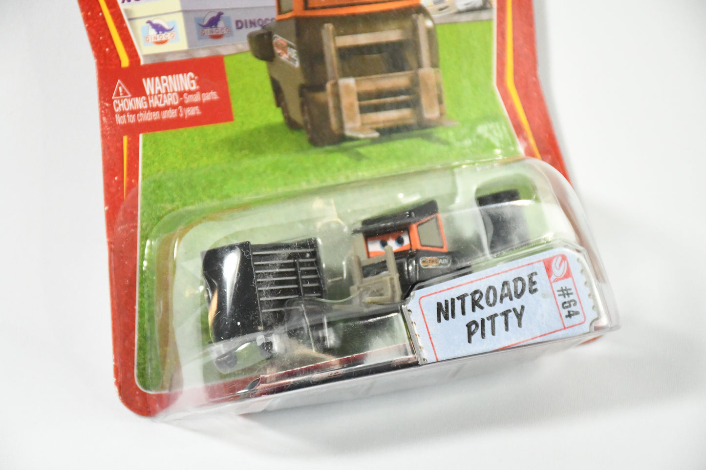 Disney-Pixar-Cars-Mattel- Nitroade Pitty #64-Race O Roma-N2484 M1054-NIB