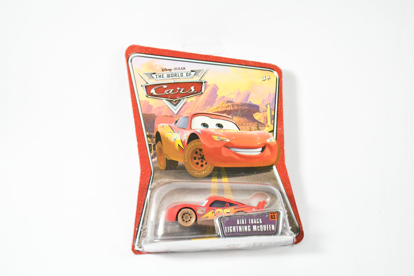Disney- Pixar-Cars-Mattel- Dirt Track Lighting McQueen #03-L4143 M1054-NIB