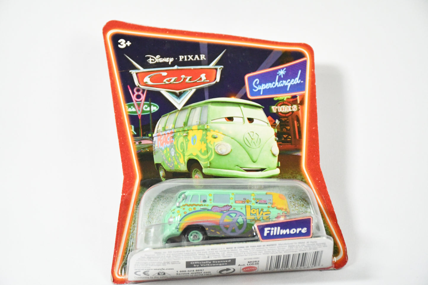 Disney-Pixar-Cars-Mattel-Fillmore-Supercharge-M1252 L0545-NIB