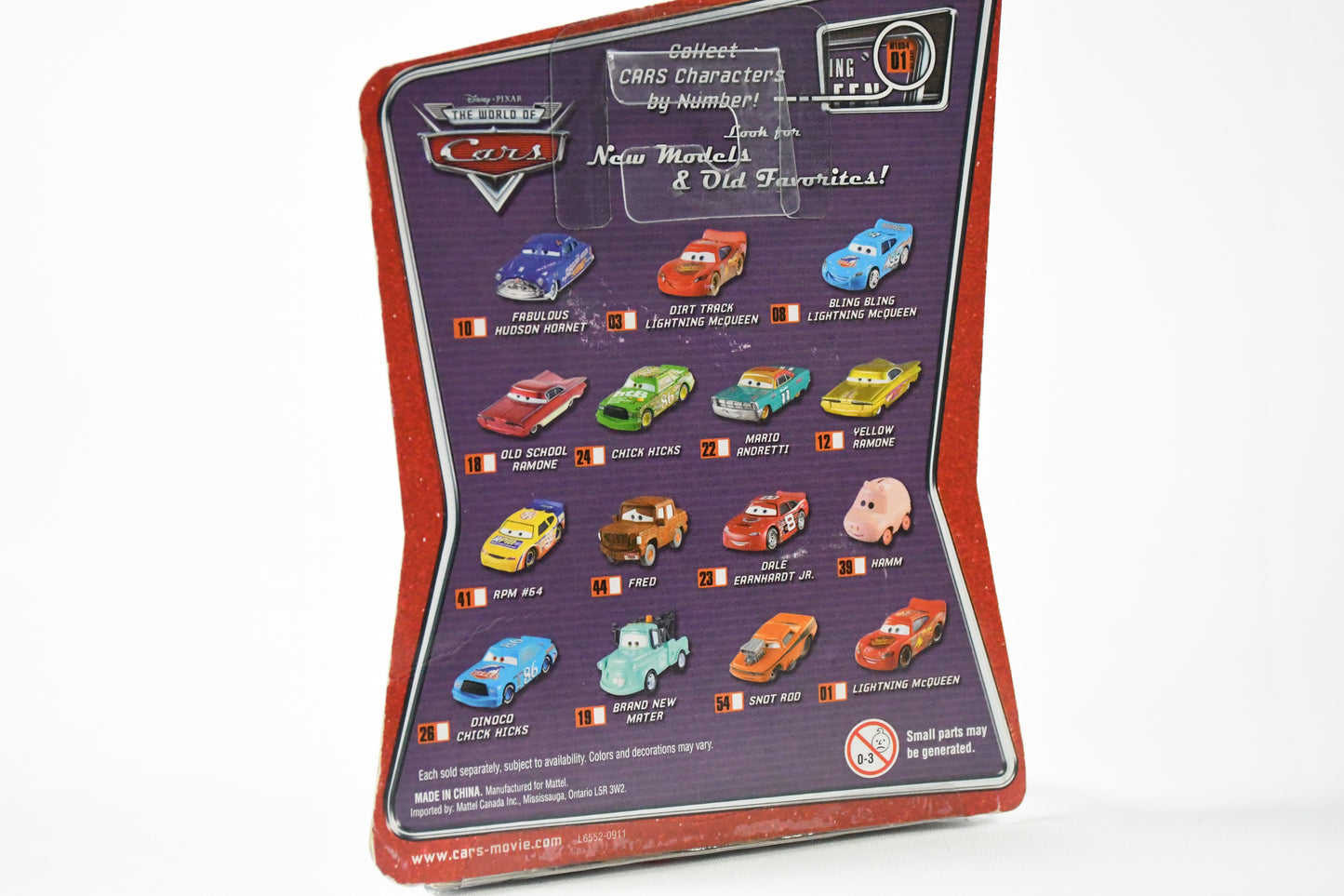 Disney- Pixar-Cars-Mattel- Dindco Chick Hicks -L6552 M1054